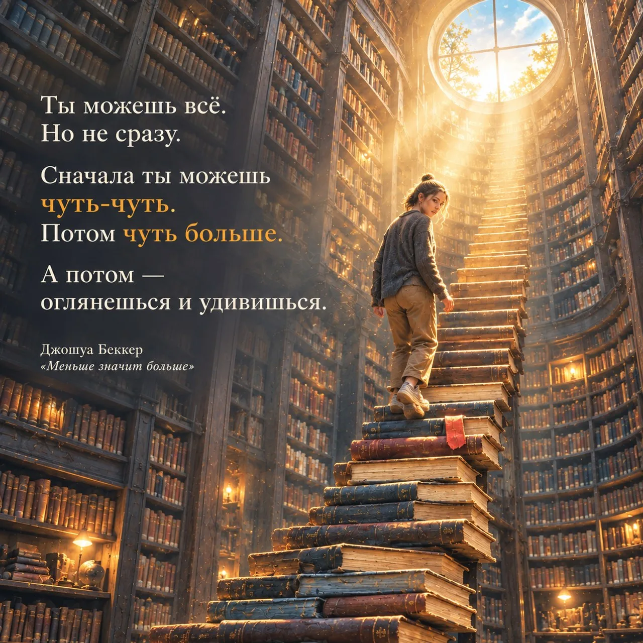 Ты можешь всё. Но не сразу.