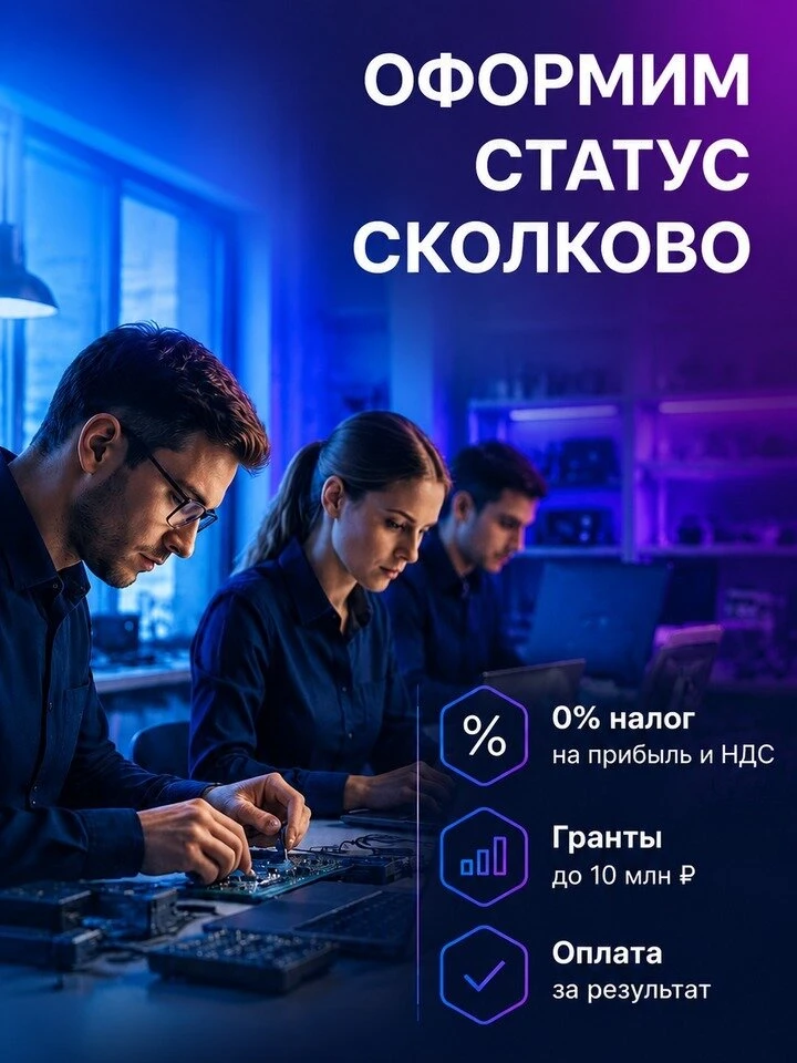 Статус Сколково — не только для IT-сферы.