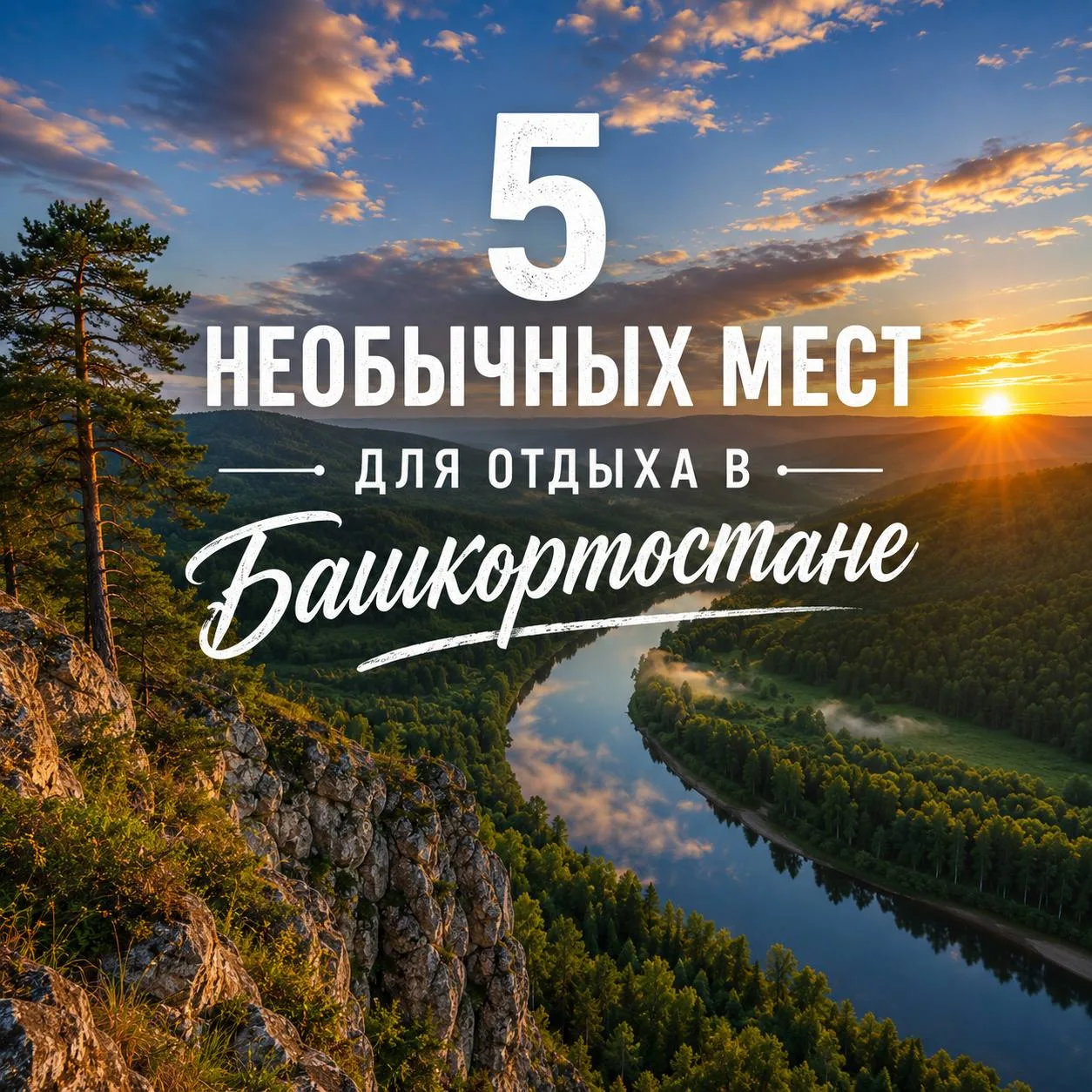 5 необычных мест для отдыха в Башкортостане 

*пост носит информационный характер 

Собрала небольшу
