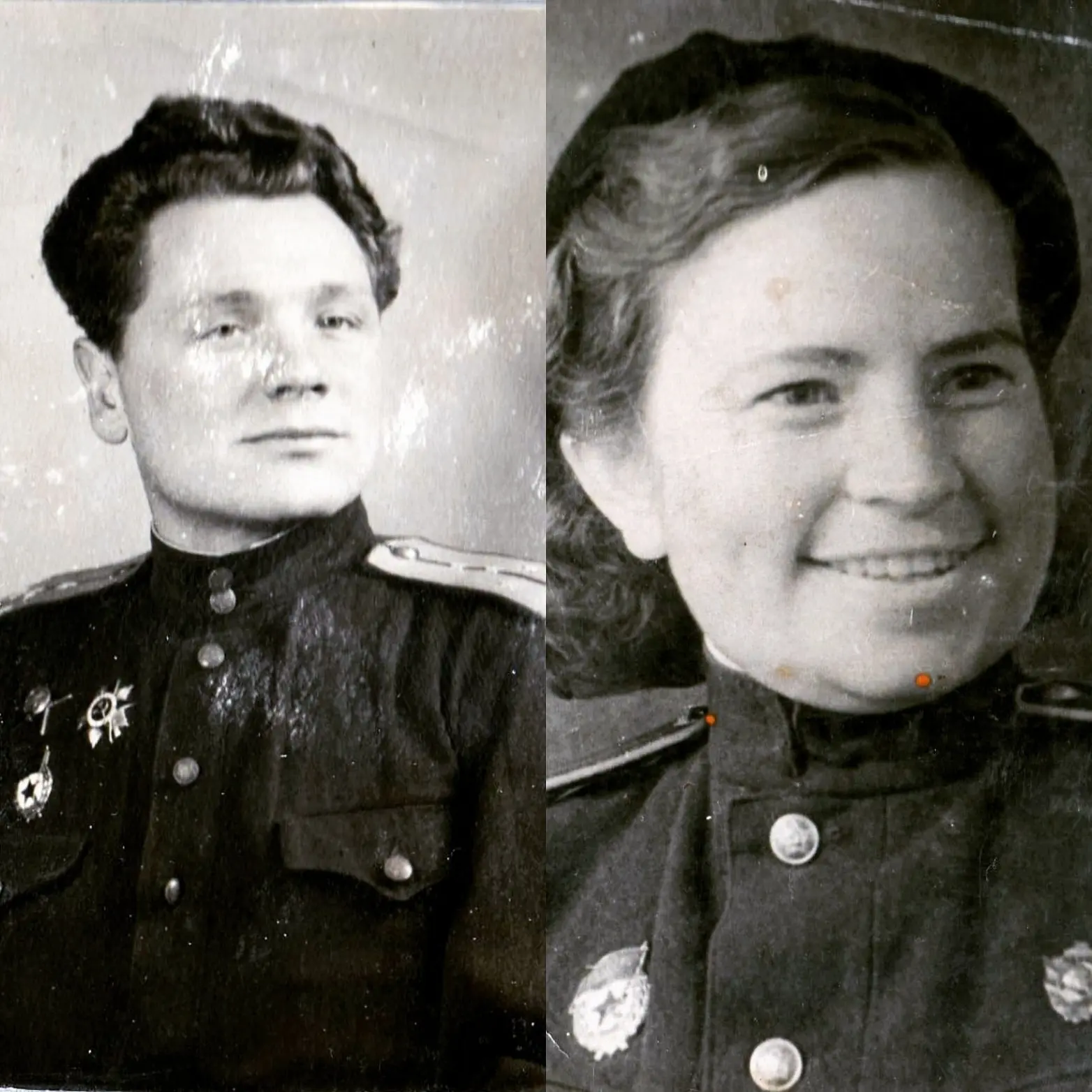 Бабушка и Дедушка. Ленинградский фронт.