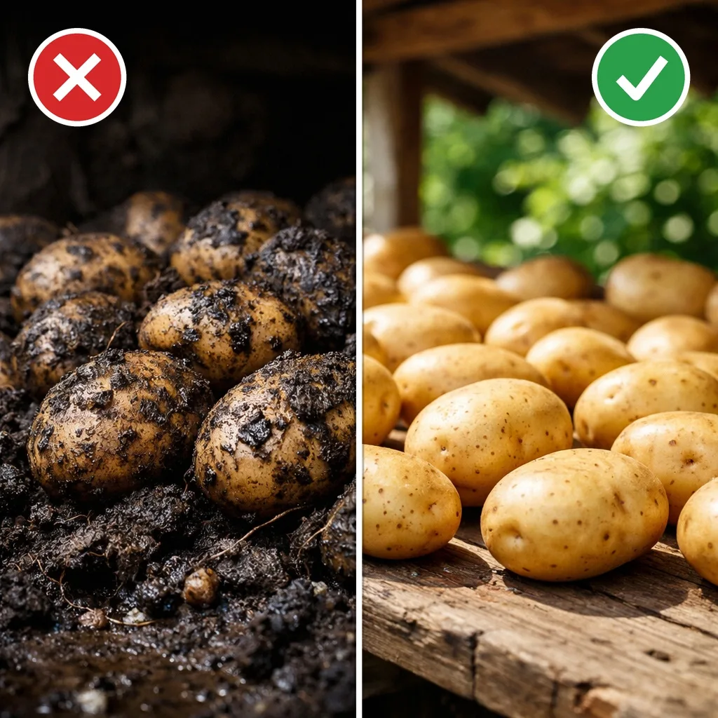 🥔 ПОЧЕМУ КАРТОФЕЛЬ НЕЛЬЗЯ СРАЗУ УБИРАТЬ В ПОГРЕБ