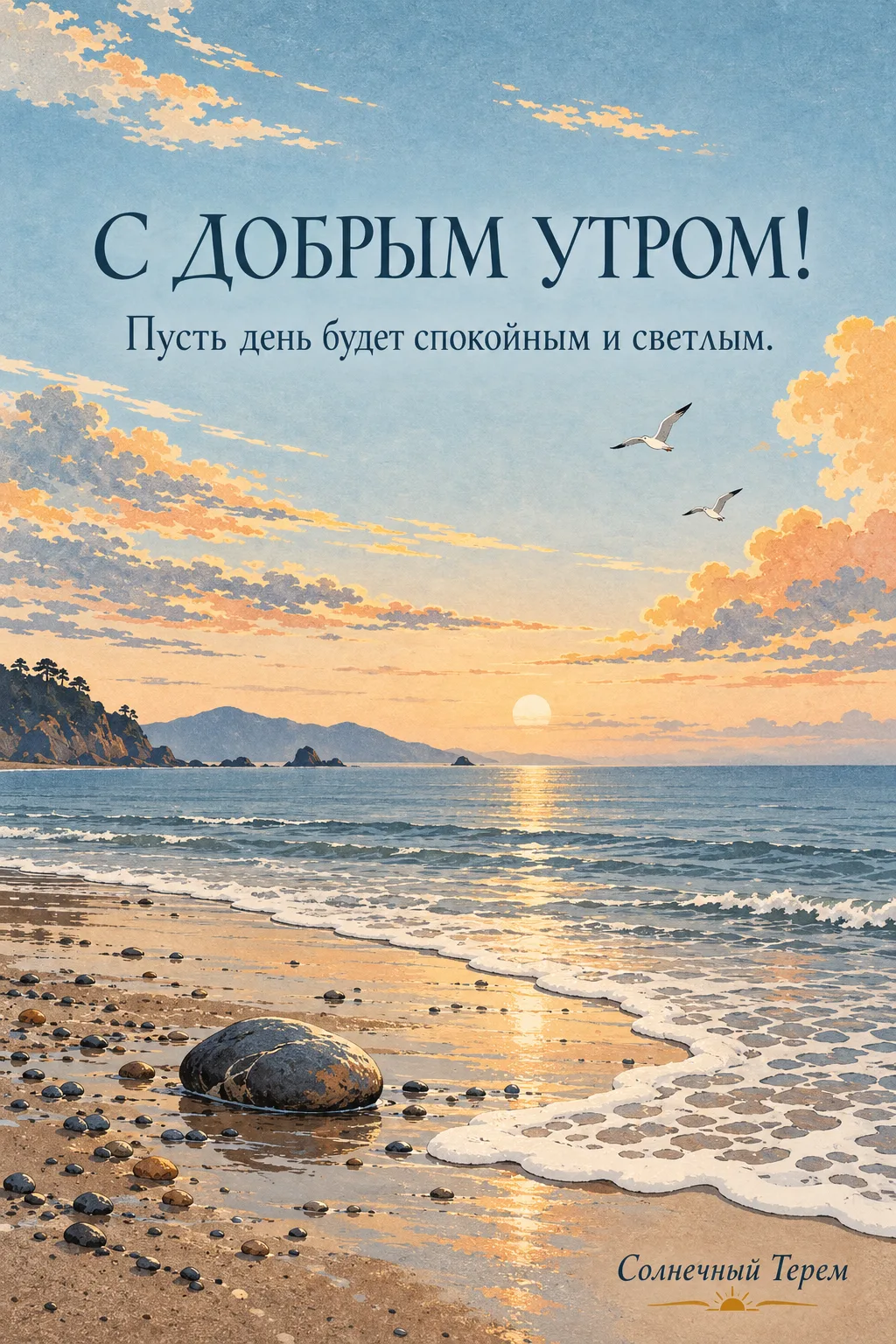 Пусть четверг пройдёт легко, спокойно и с хорошим настроением.