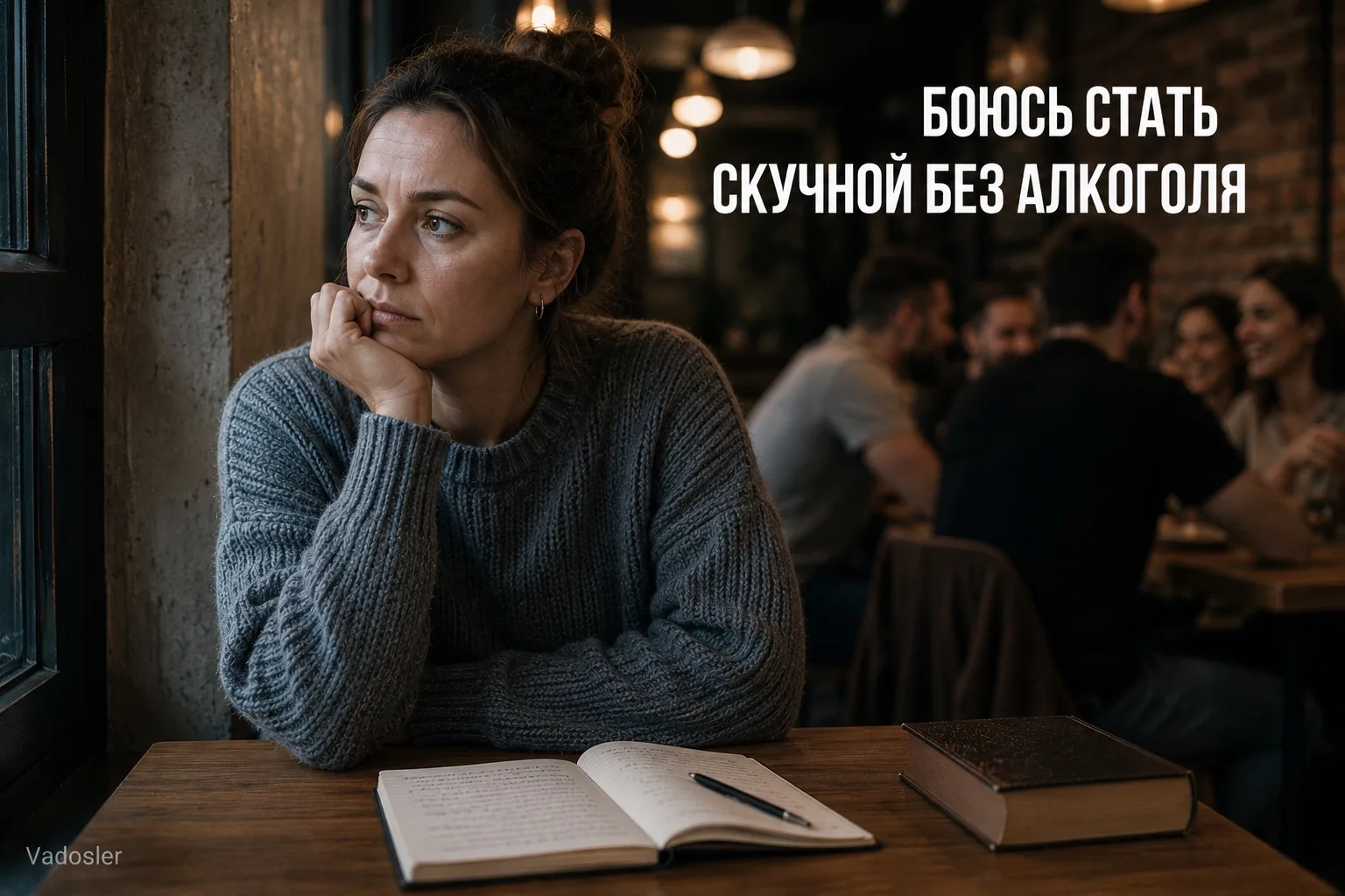 Страх стать скучным без алкоголя появляется не потому, что алкоголь делает человека интереснее.

Он 
