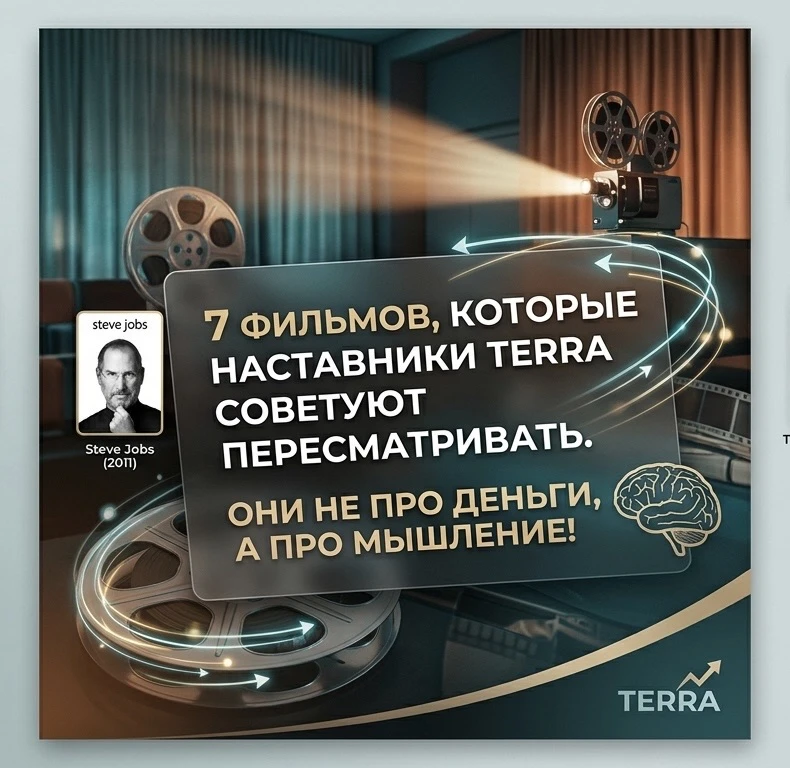 7 фильмов, которые наставники TEРРA советуют пересматривать. Они не про деньги, а про м...