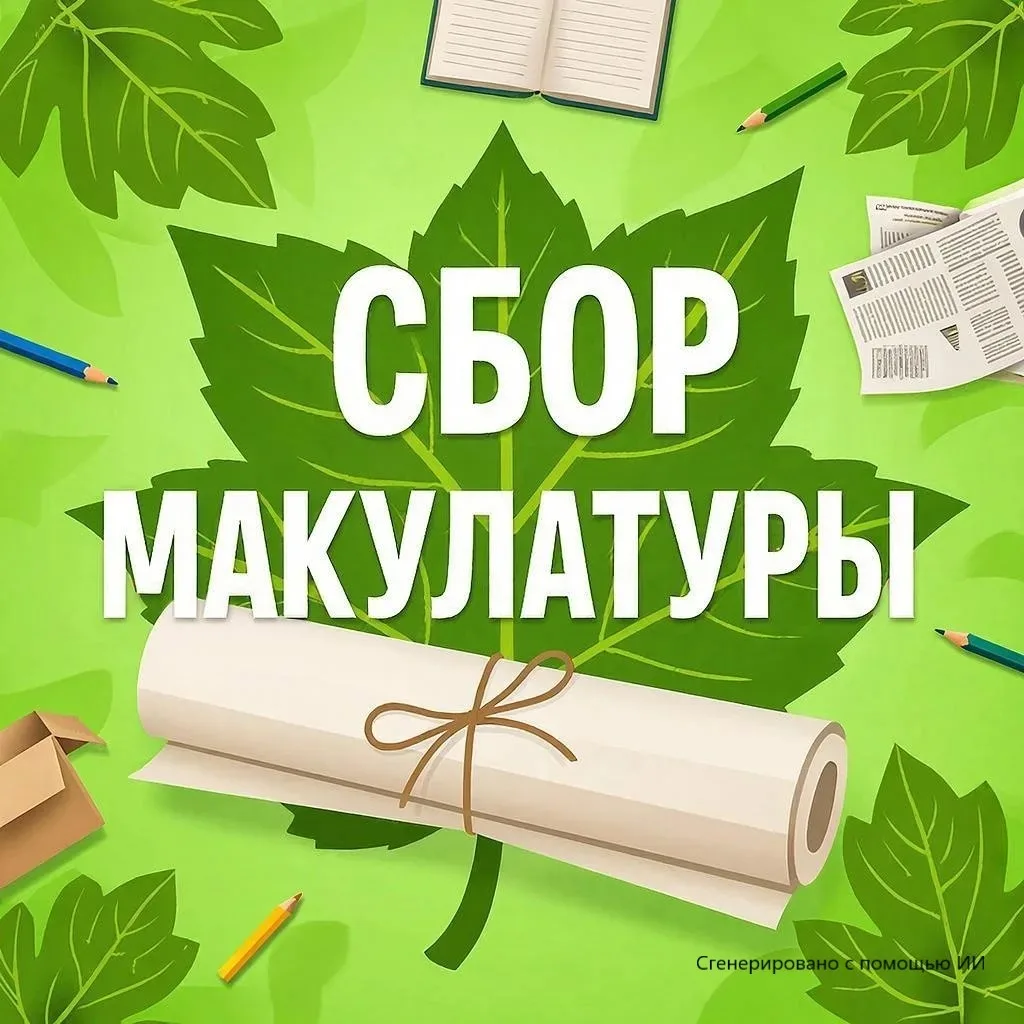 📢 Уважаемые педагоги, родители и учащиеся!    Объявляем сбор макулатуры с целью сохранения природы и
