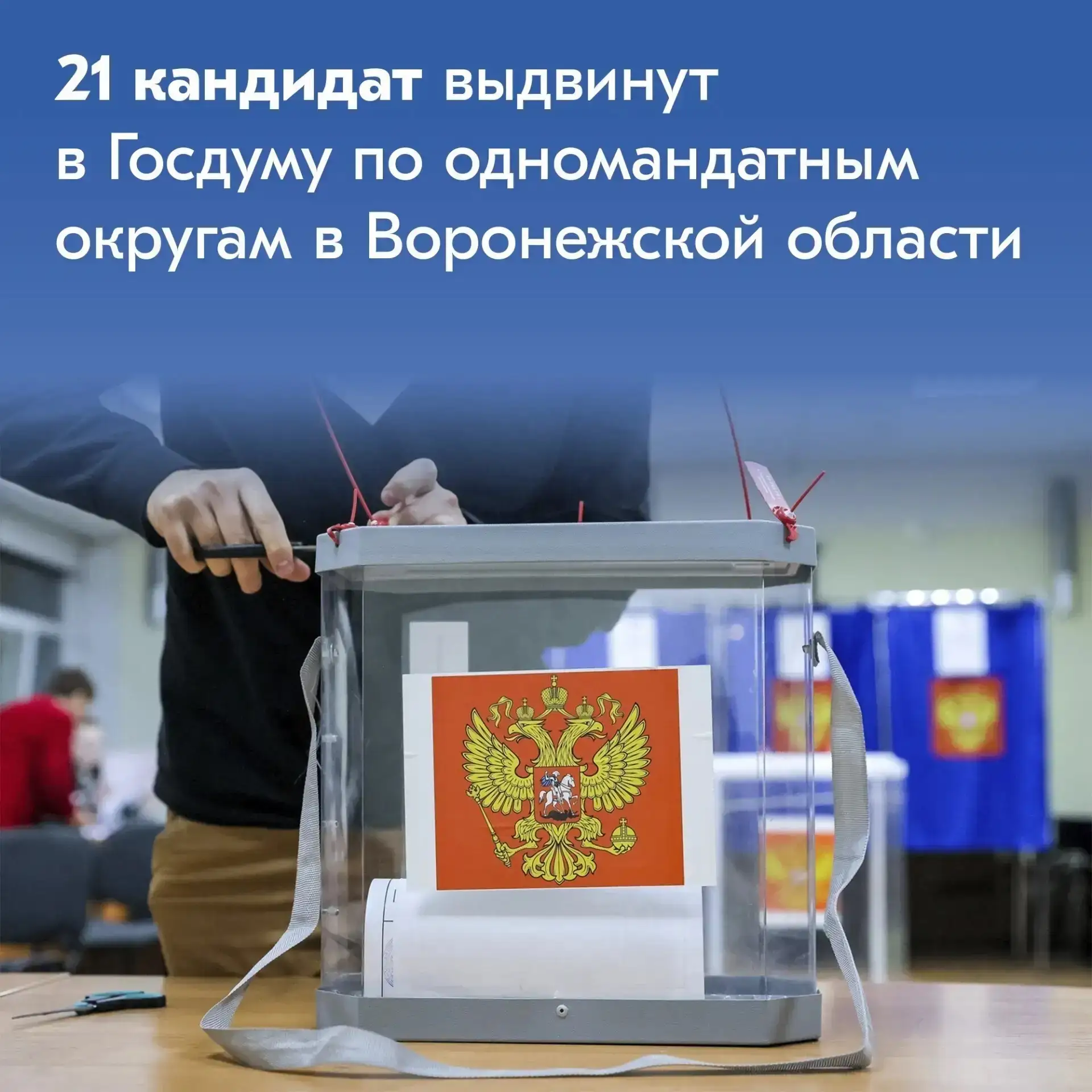 Стало известно, сколько кандидатов выдвинулись в Госдуму от Воронежской области.
В трёх одномандатны