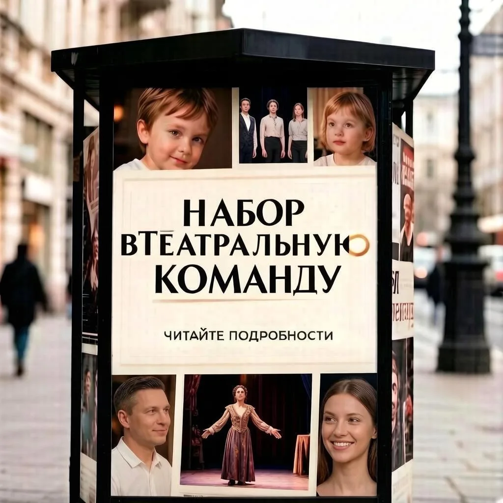 Начало творческого сезона не за горами, и поэтому🥁🥁🥁

Театральная команда КДЦ объявляет набор в а