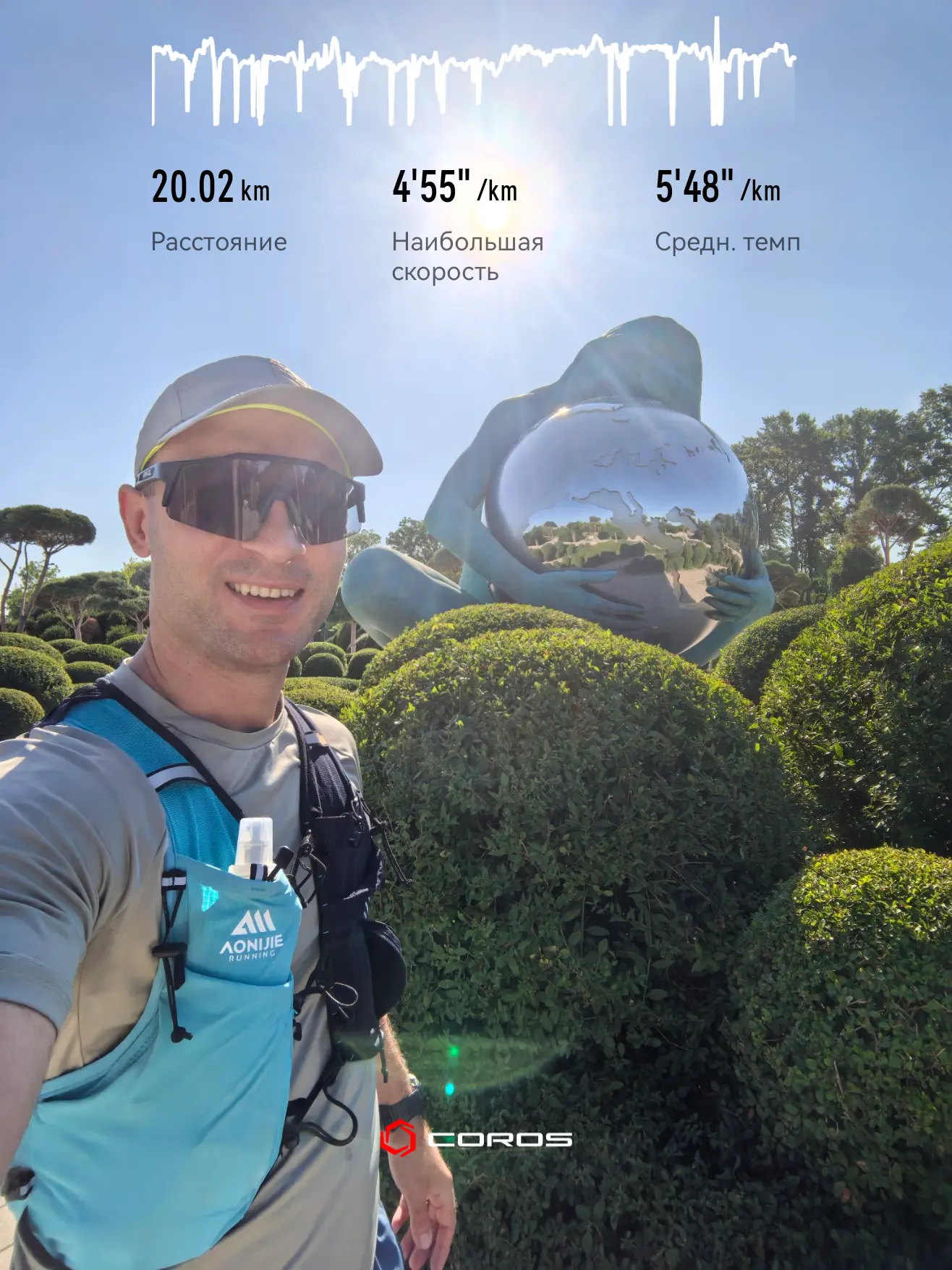Заканчиваем июль в парке Краснодар (парк Галицкого) на отметке 361 км 🏃🏻‍♂️ Непростой месяц... В н