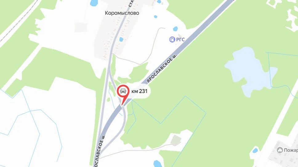 На 231-м километре трассы М-8 «Холмогоры» в Ярославской области с 1 по 7 октября ограни...