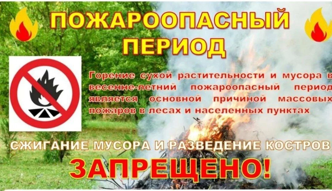 Памятка по правилам пожарной безопасности в весенне-летний пожароопасный период

Ежегодно в весенне-
