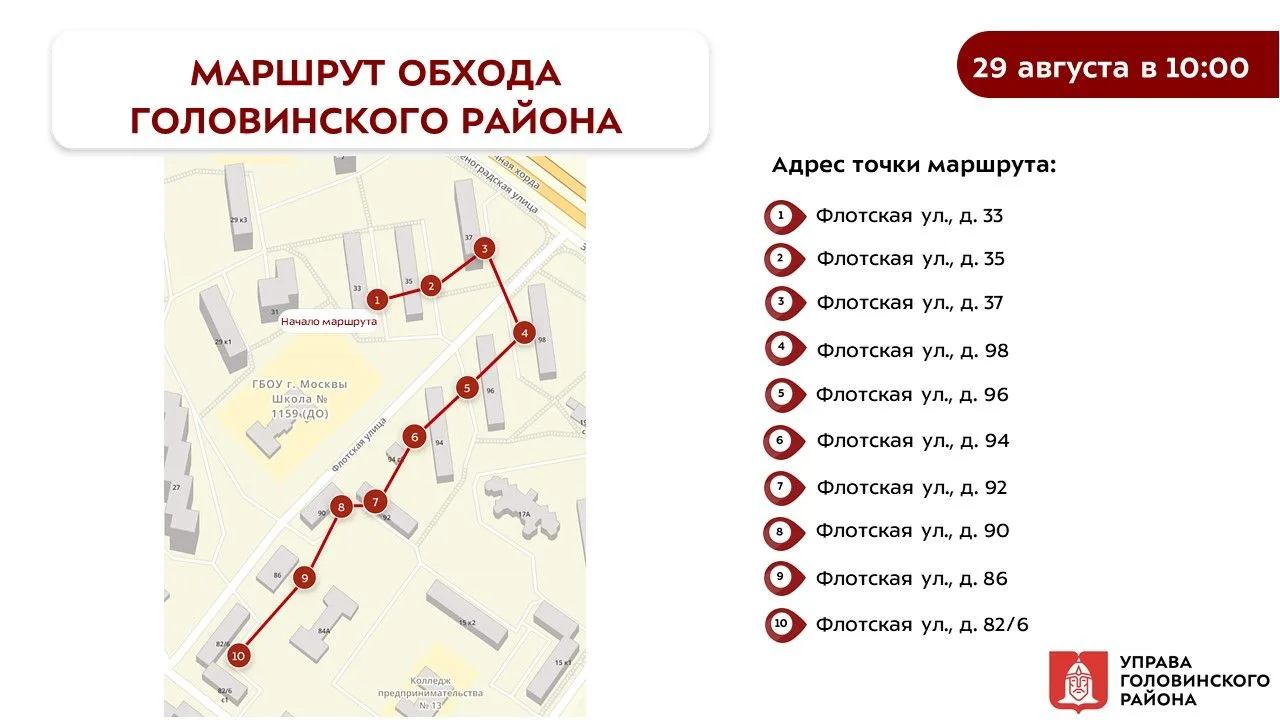 Обход территории района