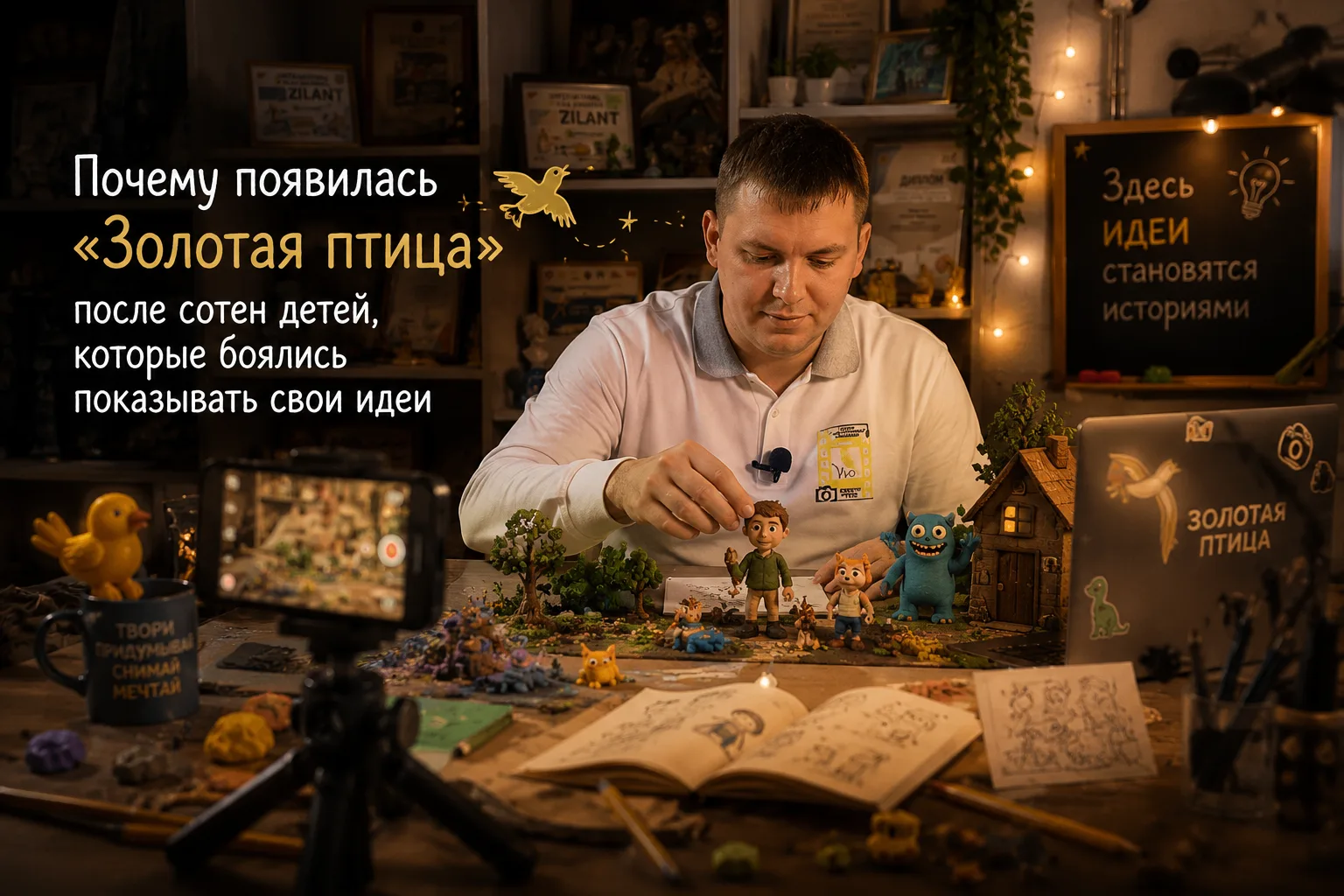 Почему появилась «Золотая птица» — после сотен детей, которые боялись показывать свои идеи

Когда до