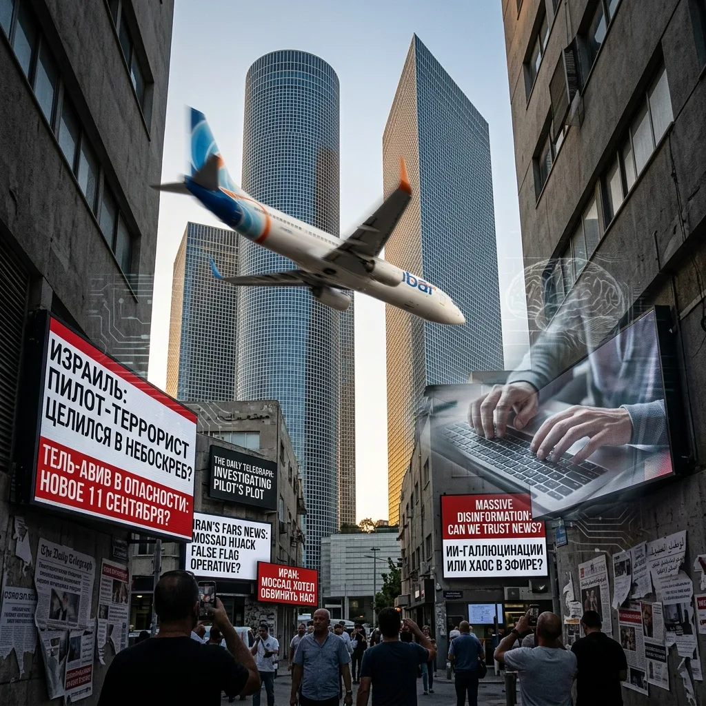👁‍🗨 Израиль не исключает, что пилот самолёта FlyDubai, взяв под контроль воздушное су...