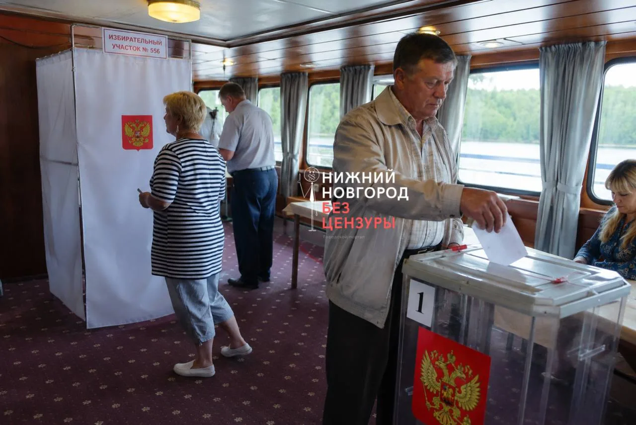 🚢 На теплоходах организуют досрочное голосование