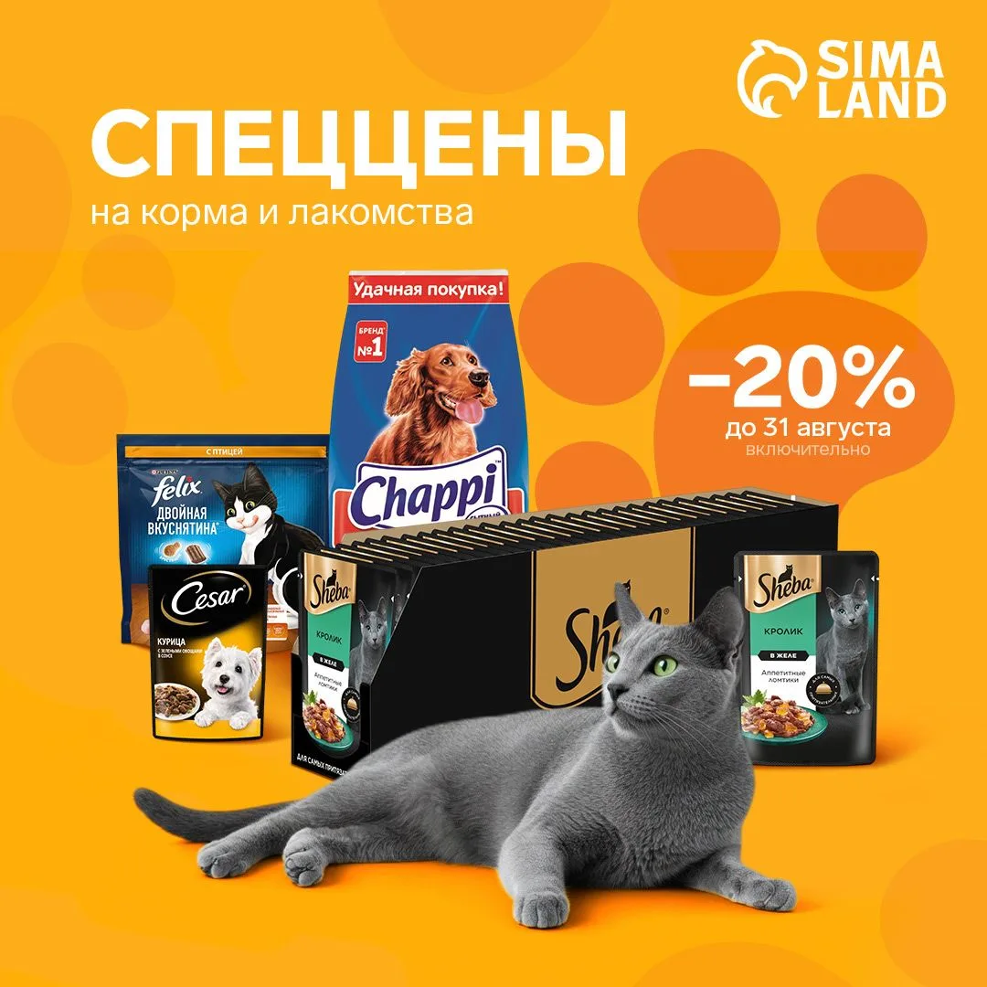 Питомец доволен, а вы — приятно удивлены ценой!