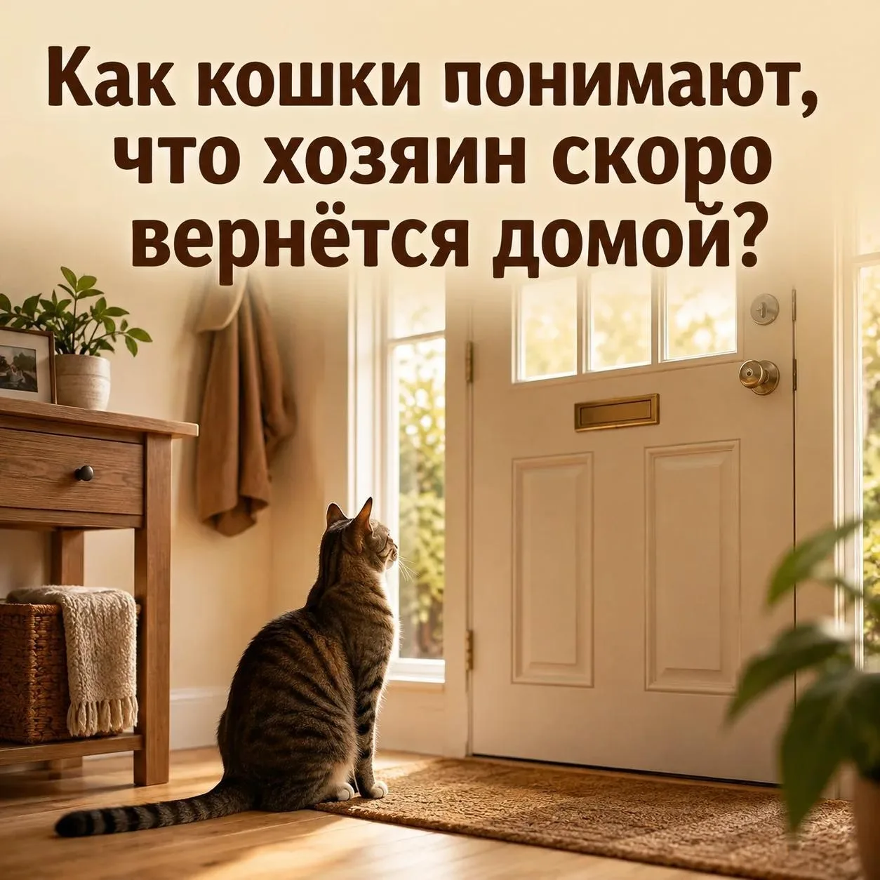🐈 Вы открываете дверь, а питомец уже на пороге?