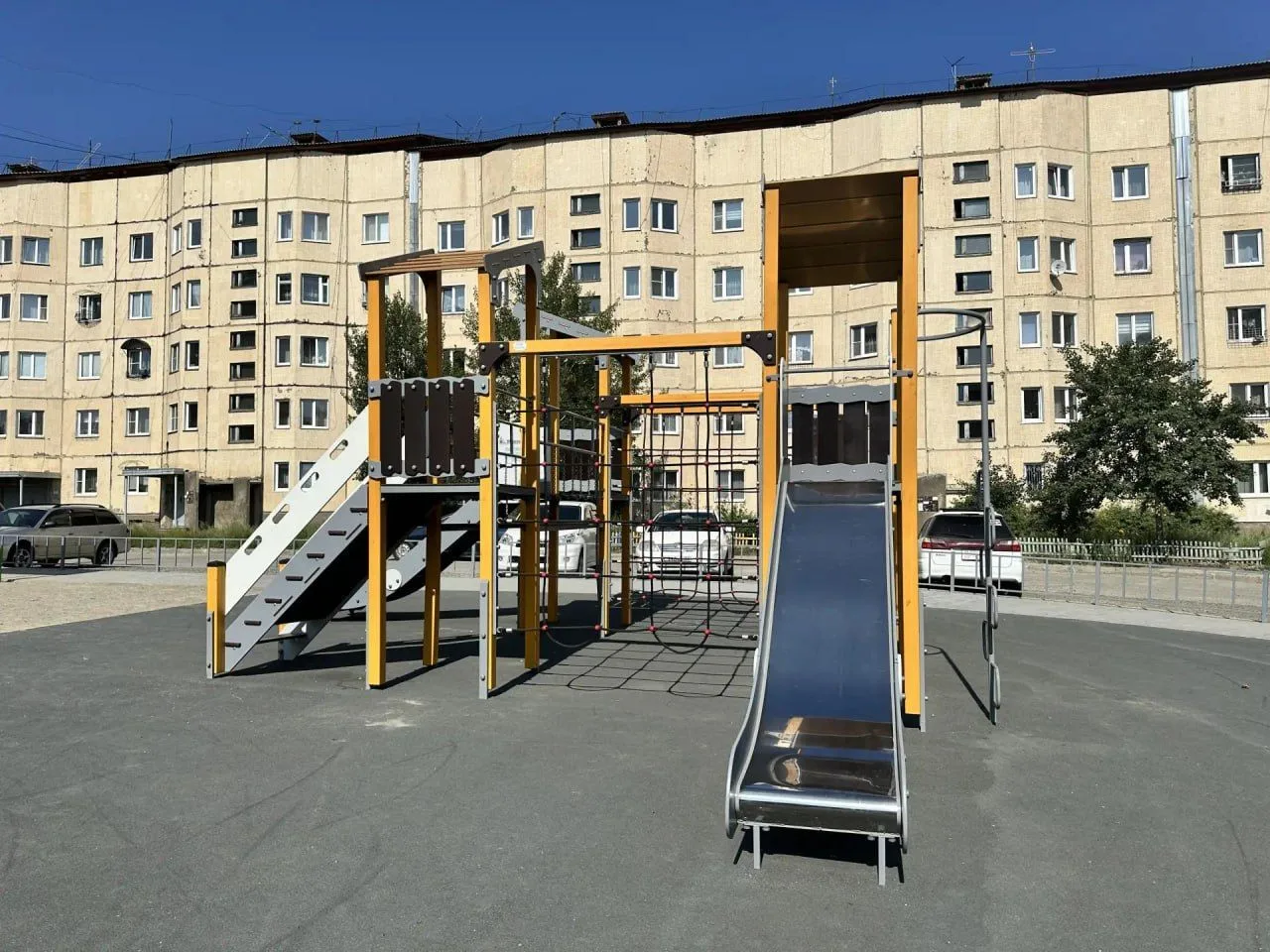 ⛲ В Северобайкальске продолжают благоустраивать дворы