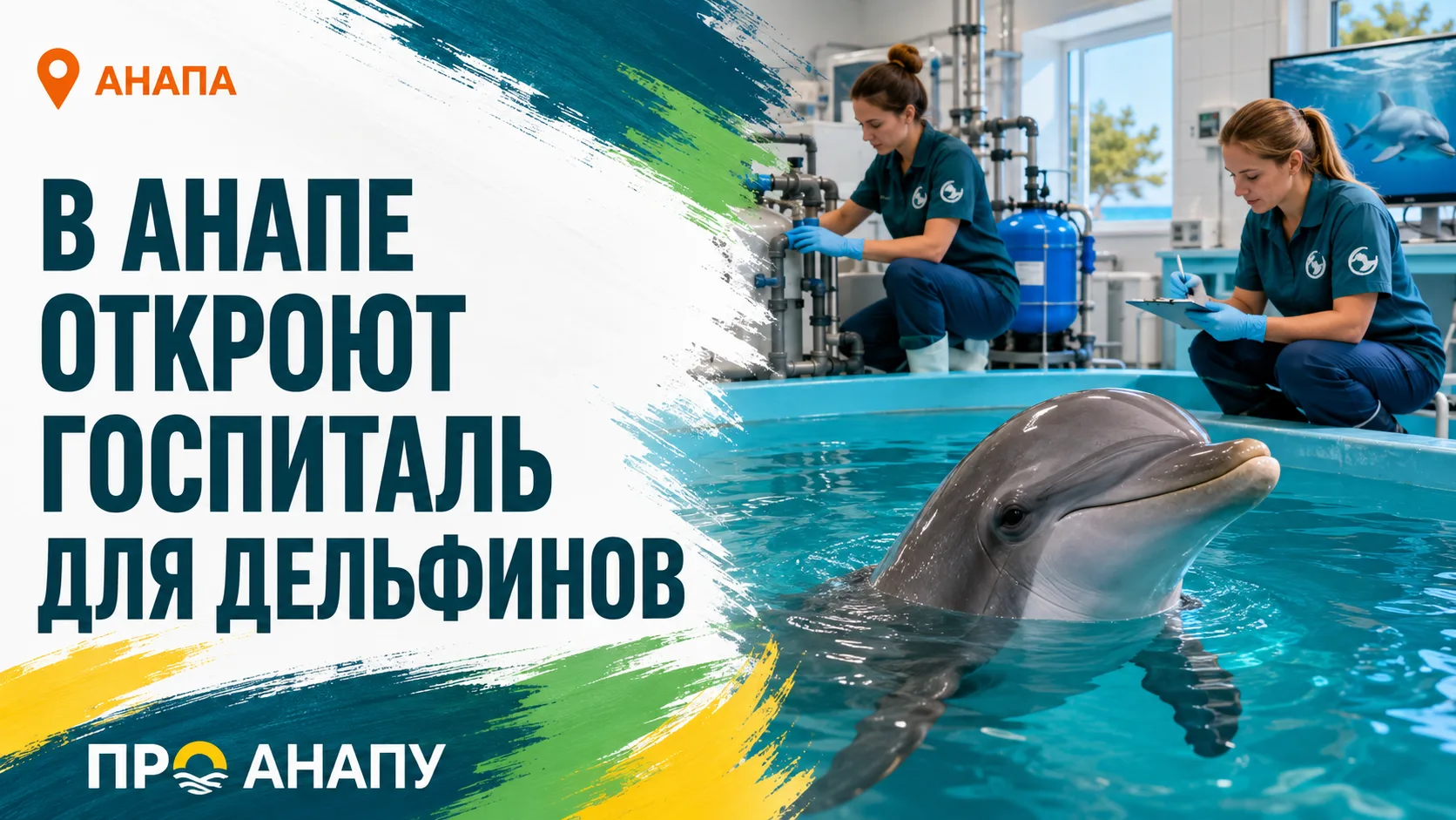 В Анапе готовят к открытию первый госпиталь для дельфинов