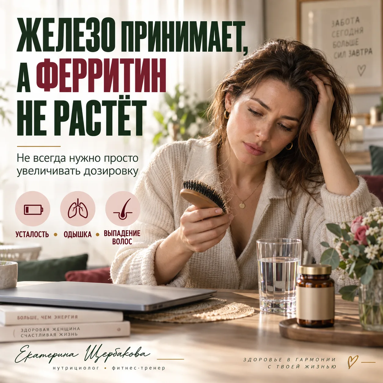 ЖЕЛЕЗО ПРИНИМАЕТ, А ФЕРРИТИН НЕ РАСТЁТ