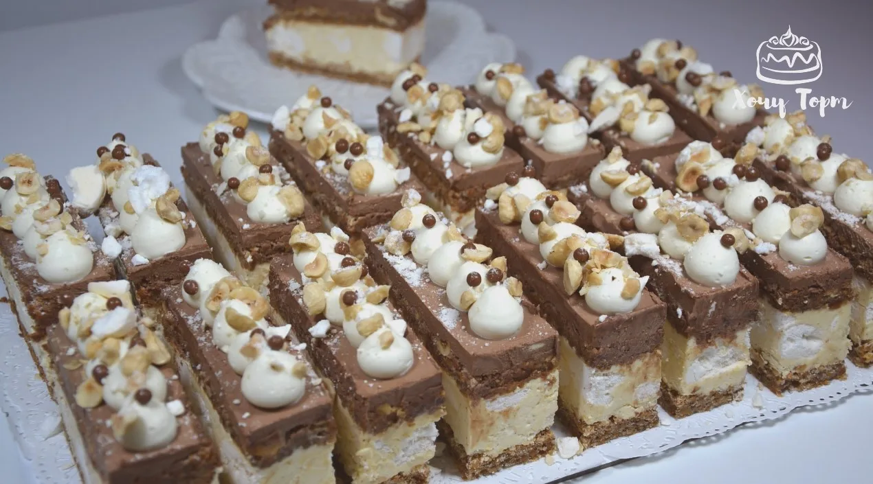 🍫🥜 Нарезные пирожные «По-Киевски» 🌟