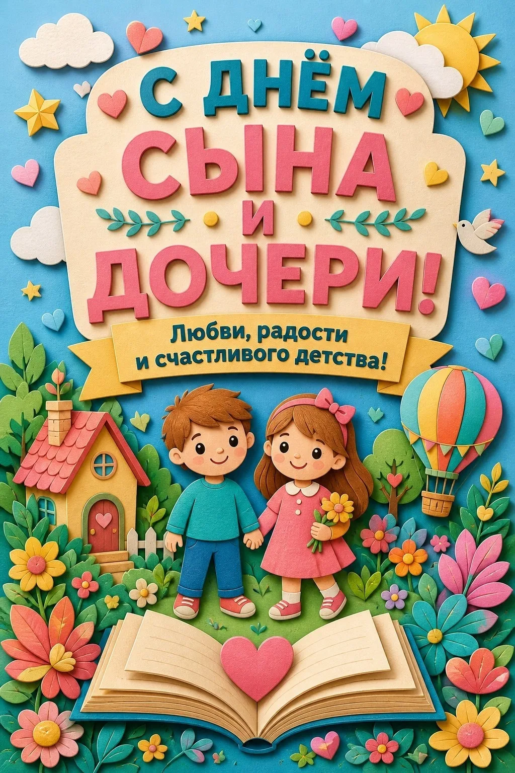 🎉 11 августа — День сына и дочери!
