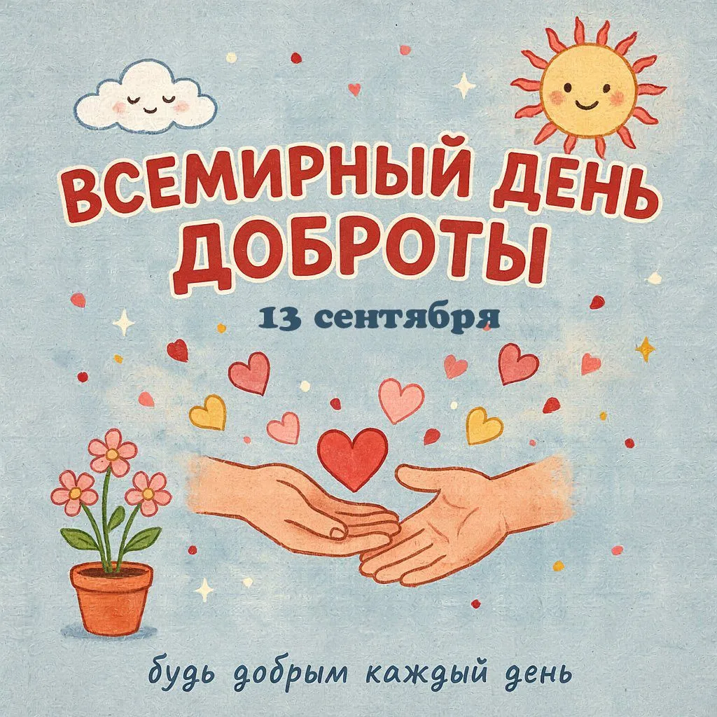 🕊️ Сегодня Всемирный день доброты!