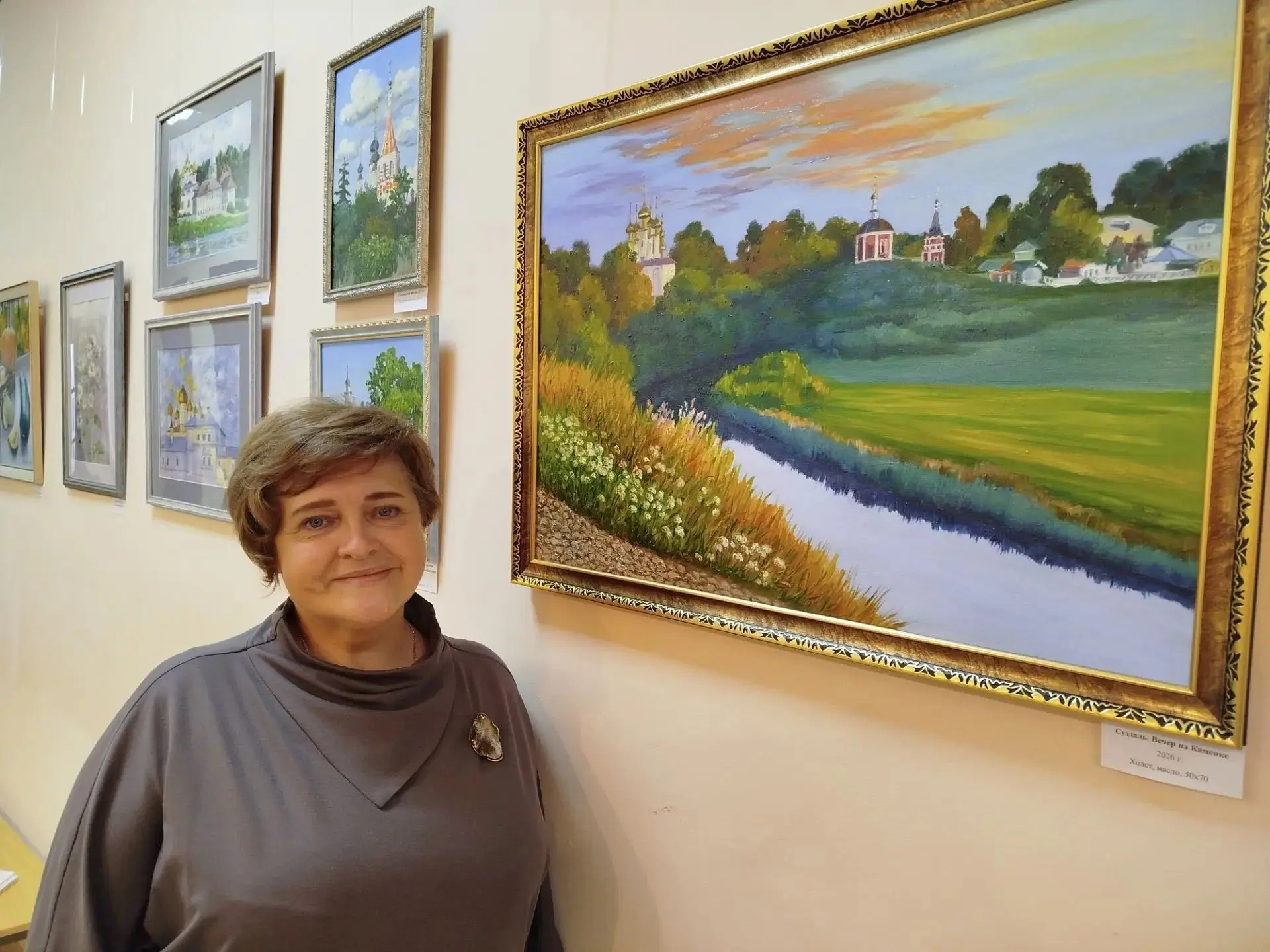 «Краски русского лета»: в Детской школе искусств открылась персональная выставка работ ...