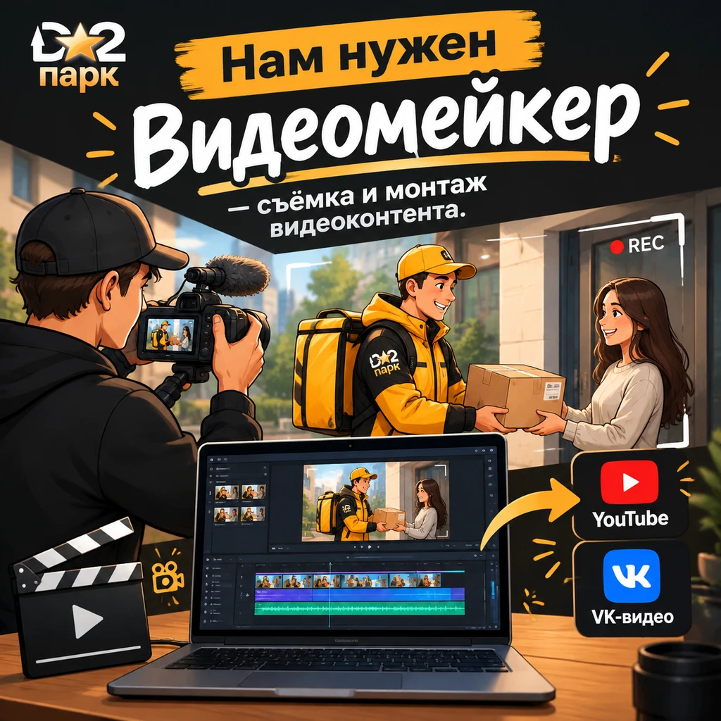 🎬 ИЩЕМ ВИДЕОМЕЙКЕРА В ДВИЖ!