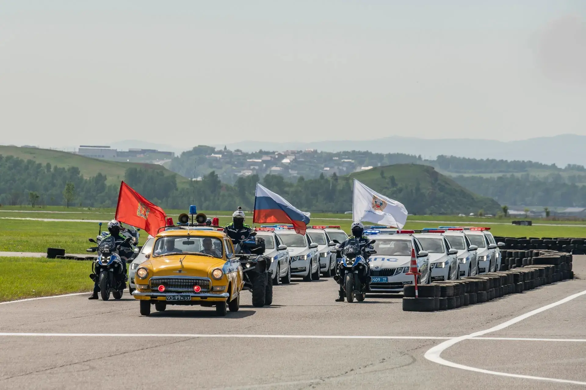🏆Сегодня на "Красном кольце" состоялись кольцевые автогонки среди экипажей дорожно-пат...