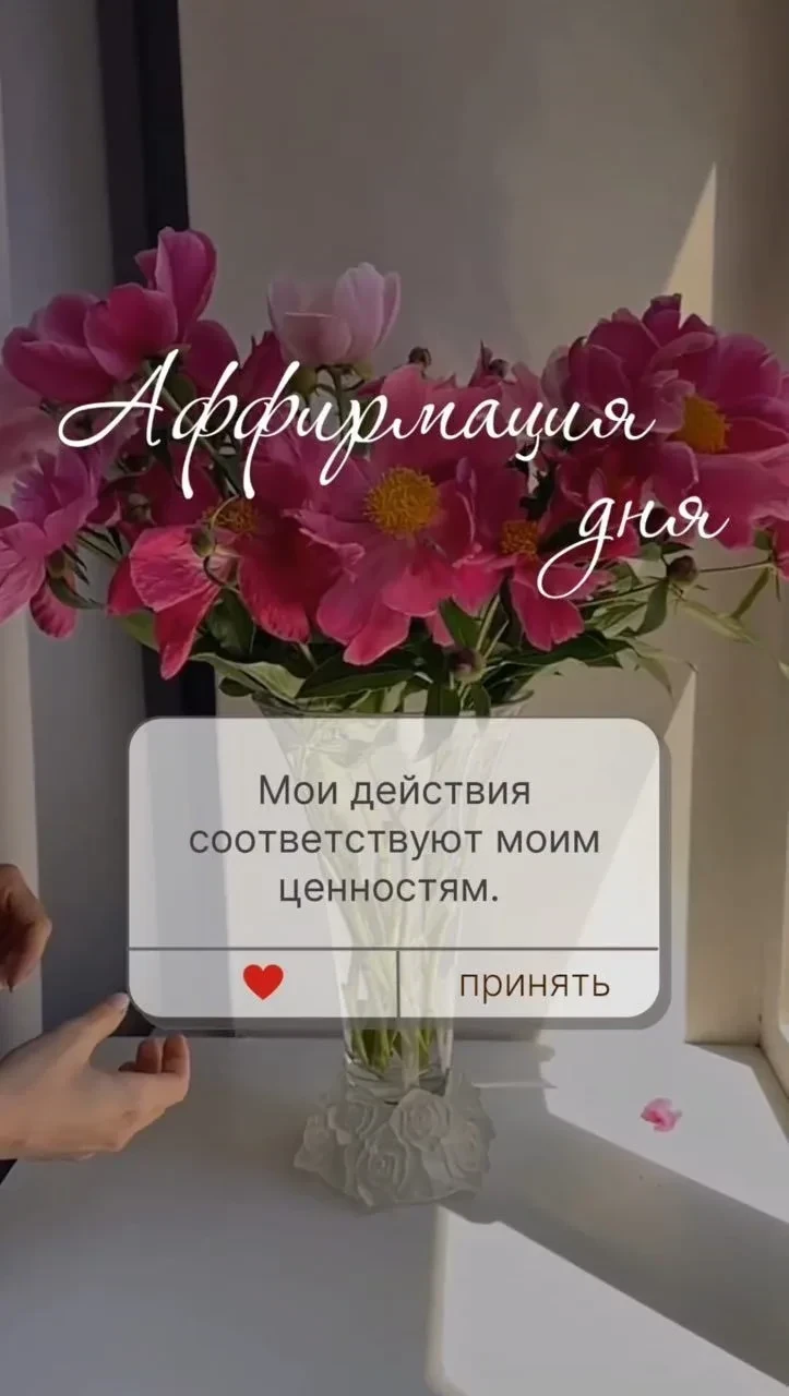Аффирмация сегодняшнего дня ✨
