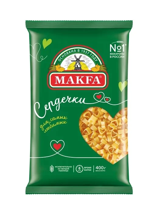🟣 Макароны Сердечки 400 г