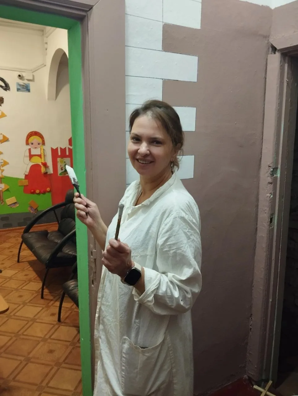 🎉 Ура, ремонт в детском саду продолжается! 🎉

💪 Все стараются изо всех сил. Каждый вносит свой вк