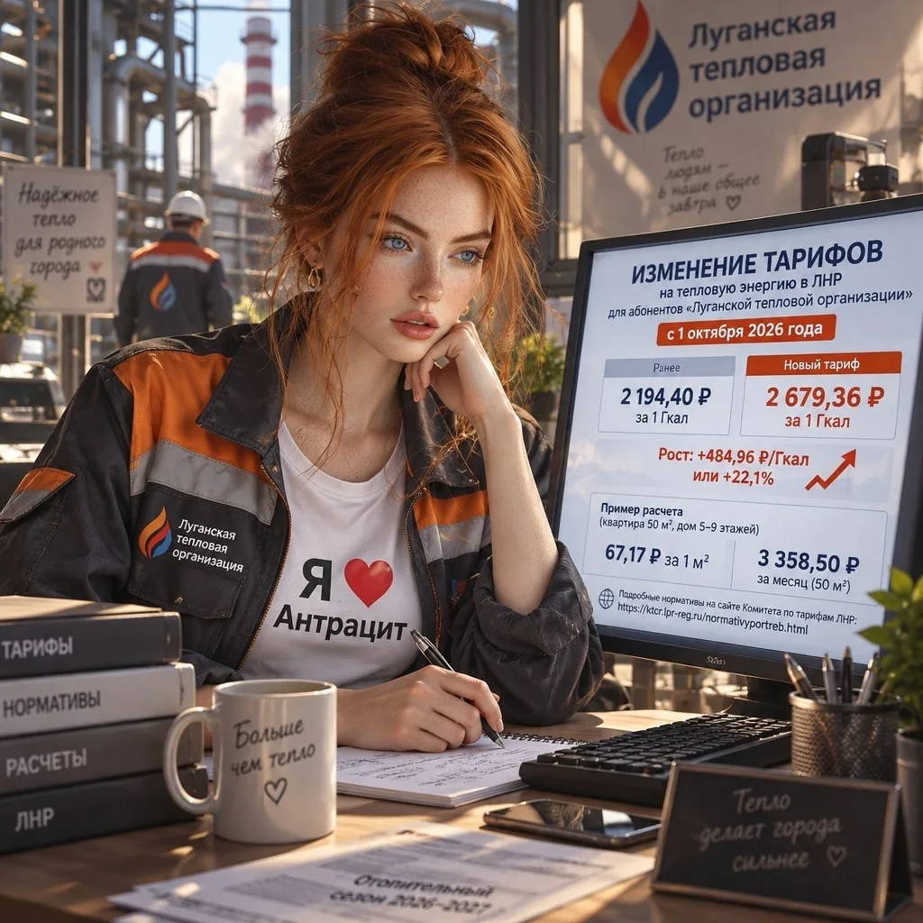🔥 С 1 октября 2026 года в ЛНР меняются тарифы на отопление!