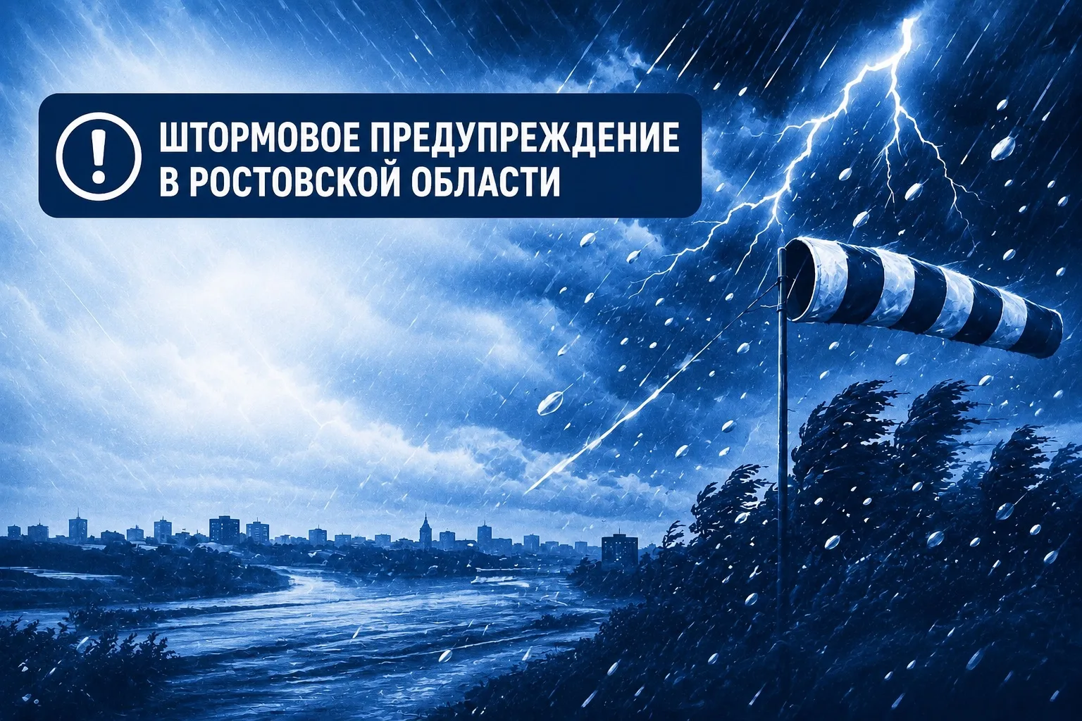 ❗️Штормовое предупреждение в Ростовской области объявлено до конца суток 15 июня и на 16 июня 

По д