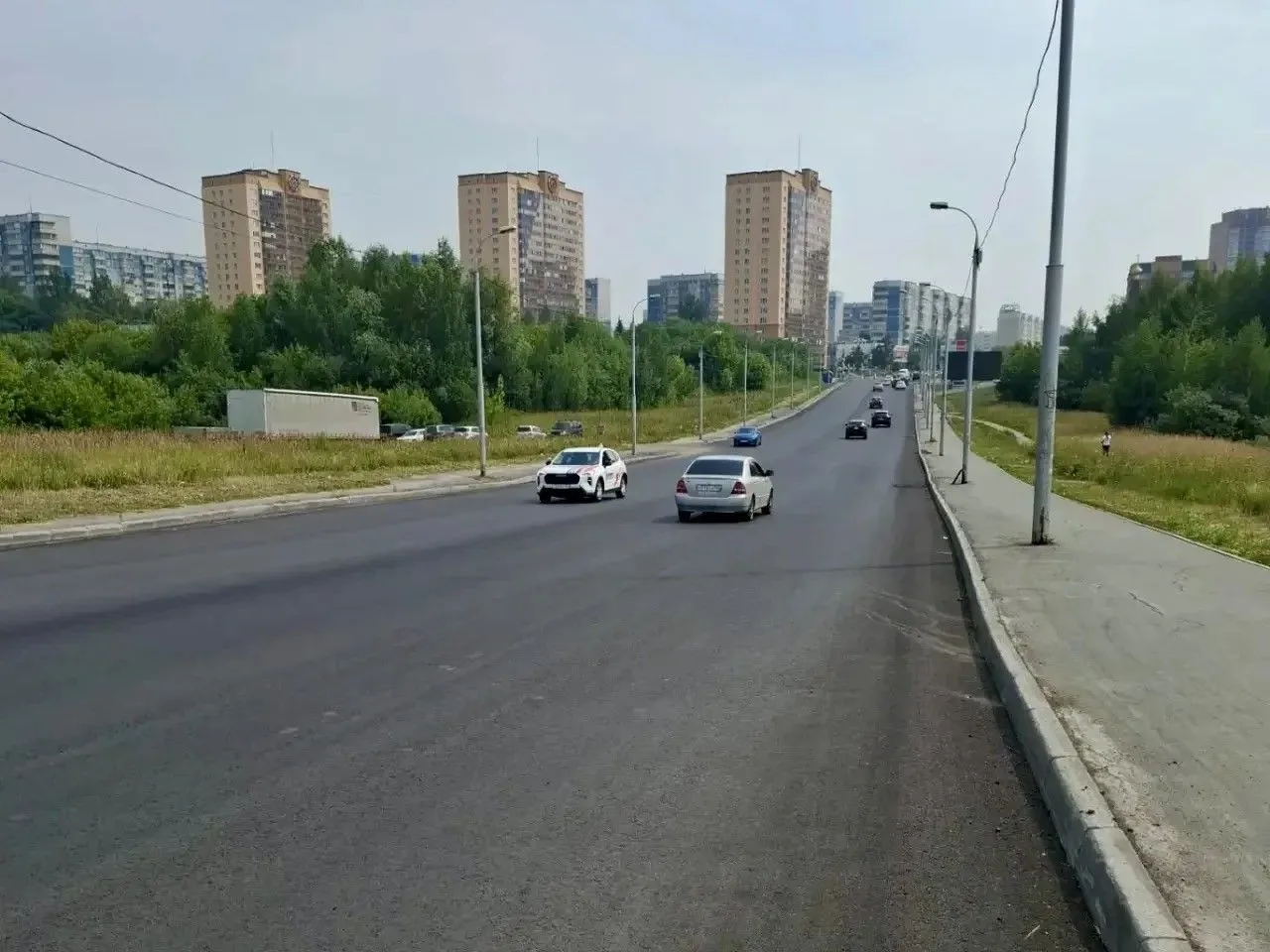 Завершён ремонт дороги на улице Волочаевской. Специалисты проделали большую работу на у...