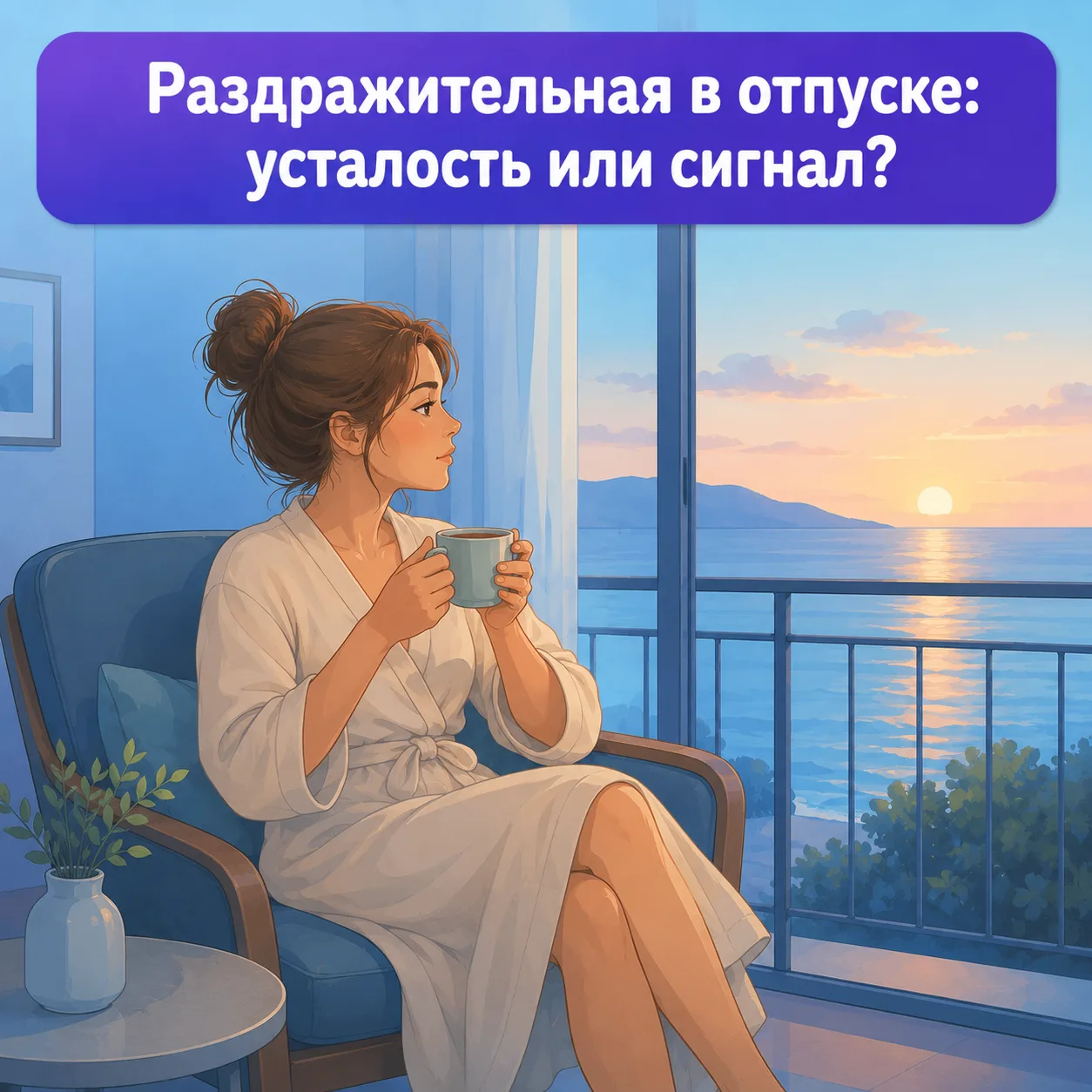 💛 «Я стала раздражительной в отпуске. Это усталость или сигнал?»

«Мы поехали отдыхать. Долго ждали