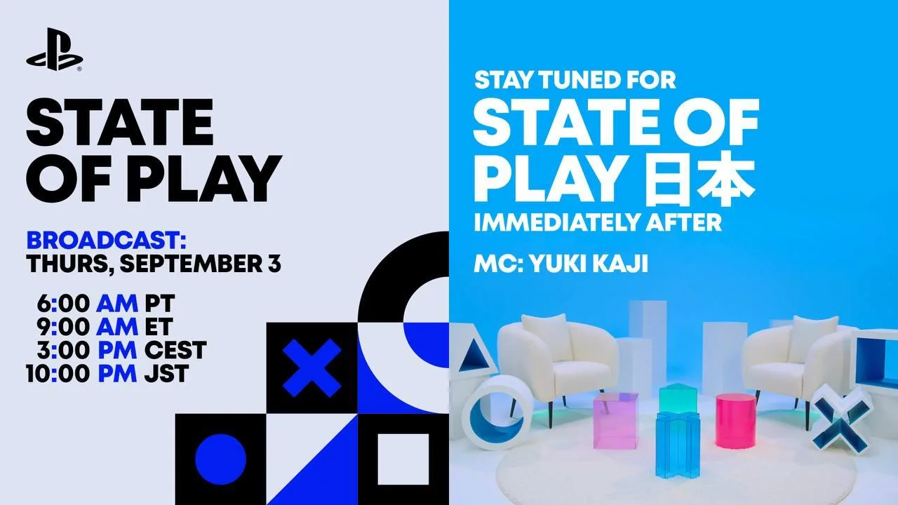 🎮 Официально: новый State of Play пройдёт уже 3 сентября