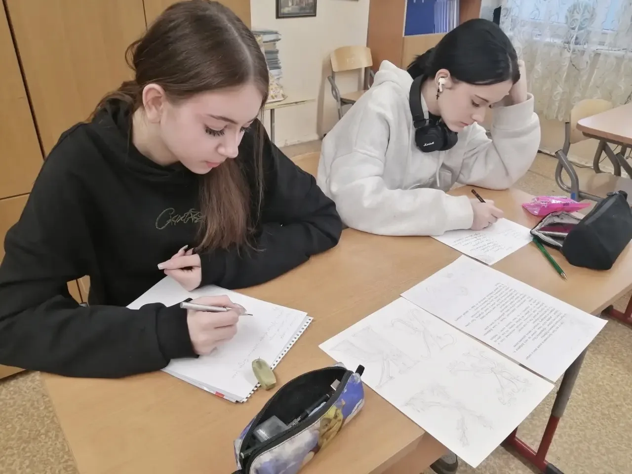 💢 Книжная графика   ✅ В рамках Фестиваля дополнительного образования ученики 7 «З» класса приняли уч