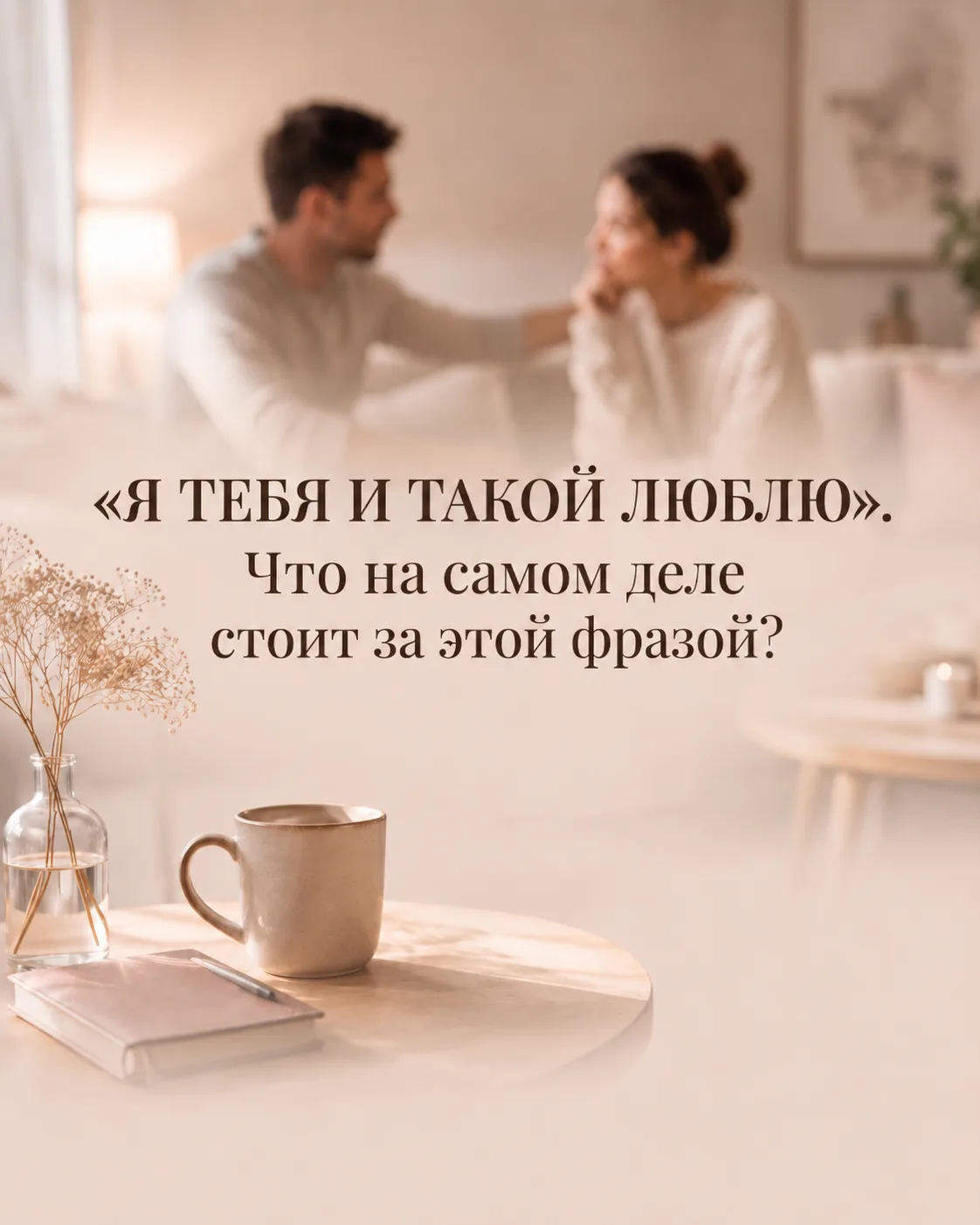 Вас уже можно любить такой, какая вы есть.