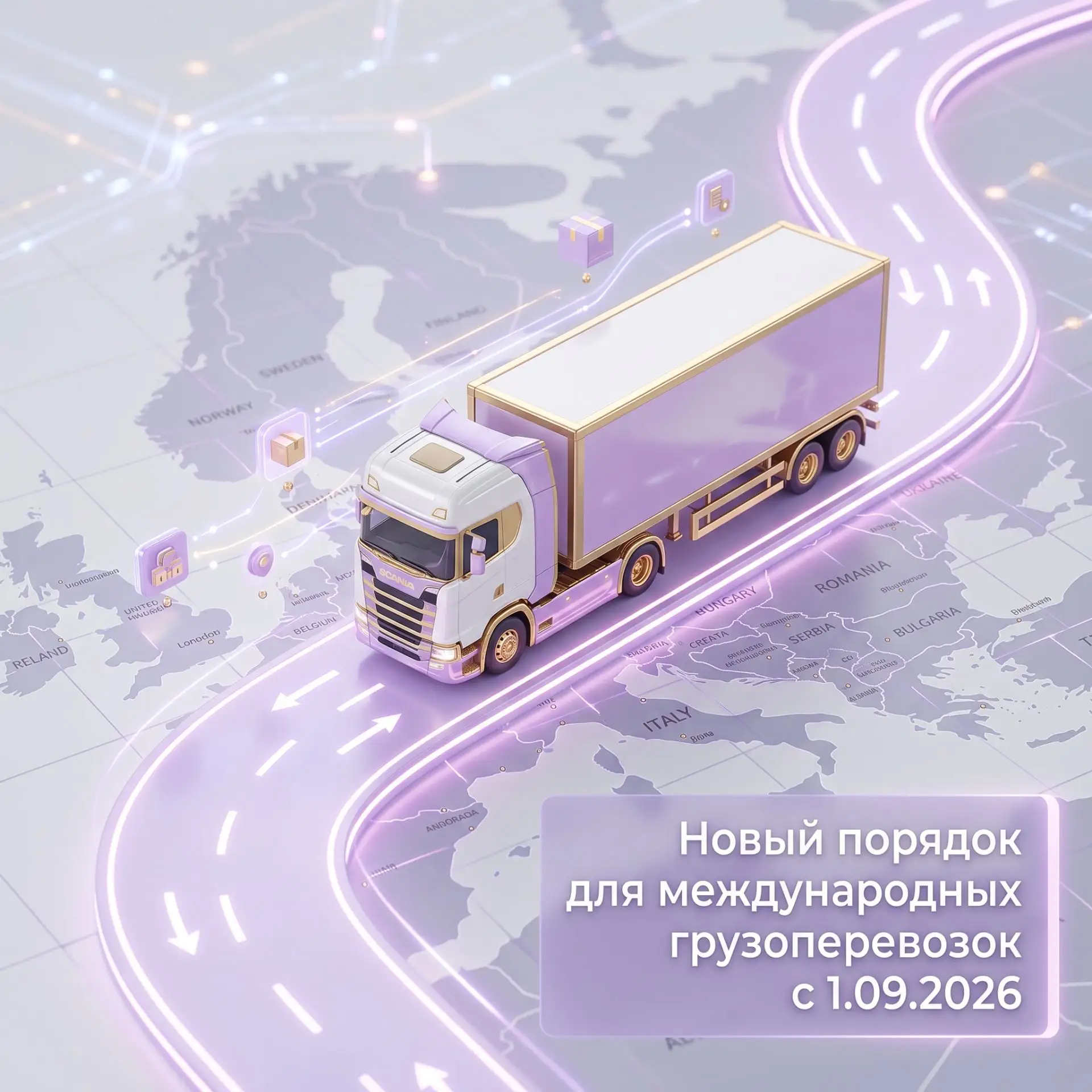 🚛 С 1 сентября 2026 — новые правила для тех, кто возит грузы за границу