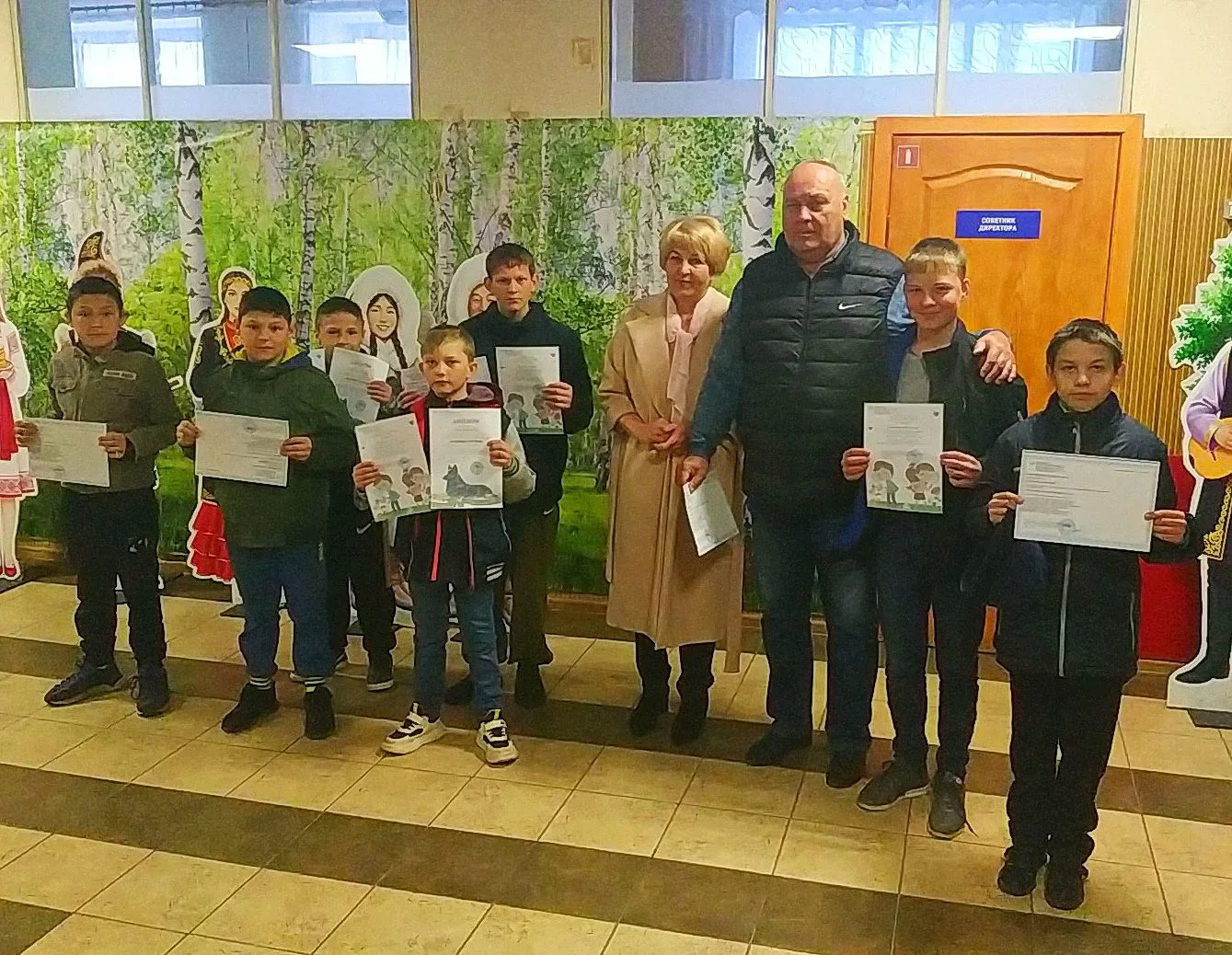 В Терпеньевской школе-интернате прошло торжественное награждение участников онлайн-викт...
