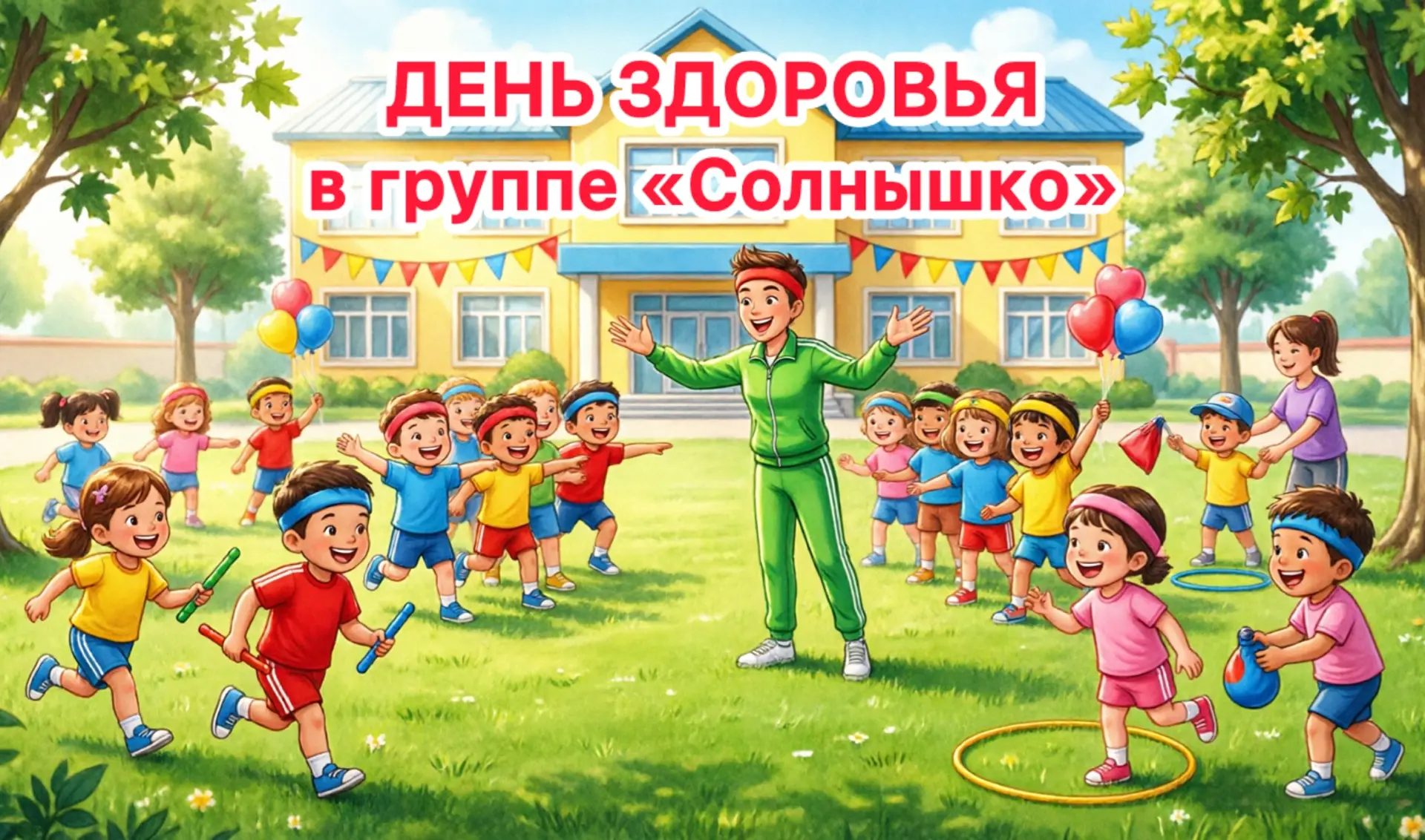В группе «Солнышко»☀️ царил дух азарта и здоровья!