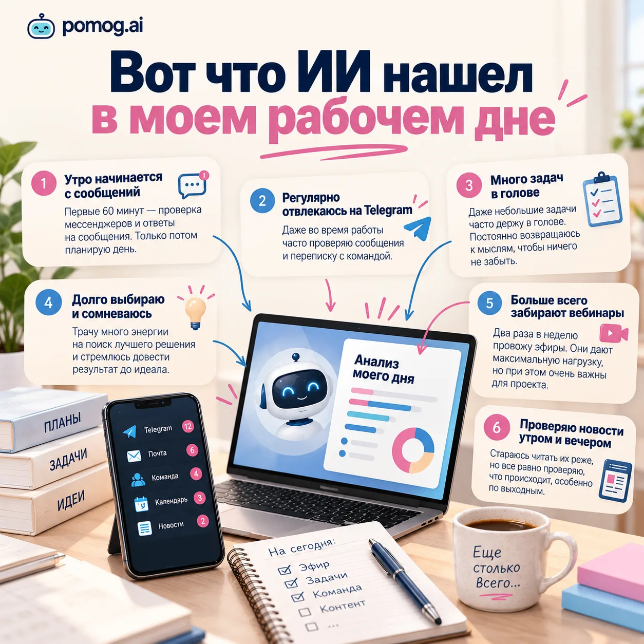 🧠 Я попросил ИИ проверить, насколько я перегружаю свой мозг