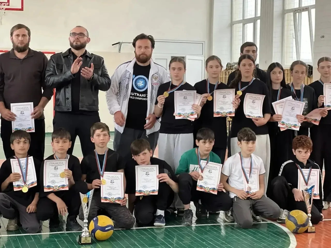 ⚡По результатам турнира по волейболу сегодня  🥉 3 место — у команды «МБОУ Лицей №1 г. Усть-Джегуты».