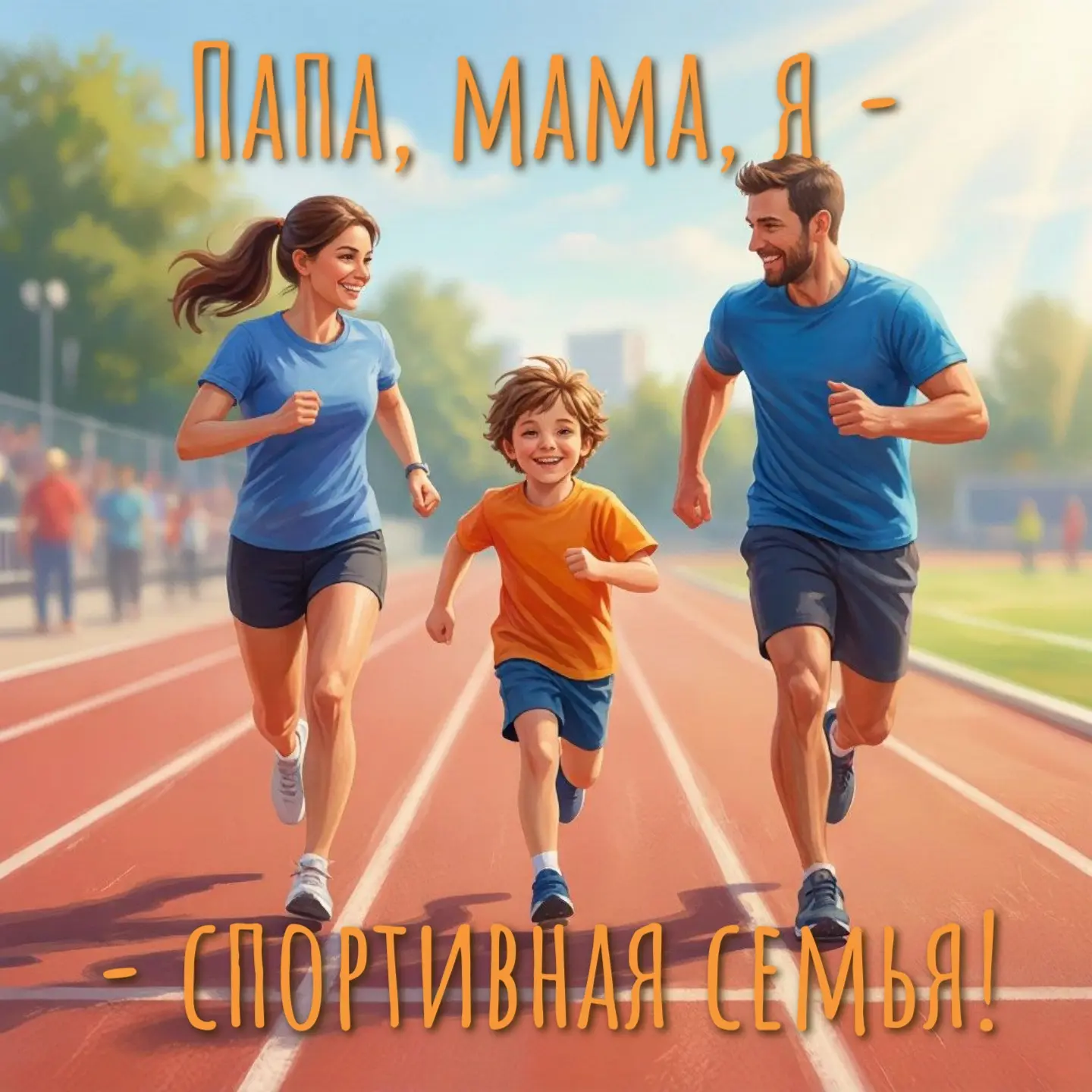 Семейные спортивные состязания «Папа, мама, я — спортивная семья»! 👪