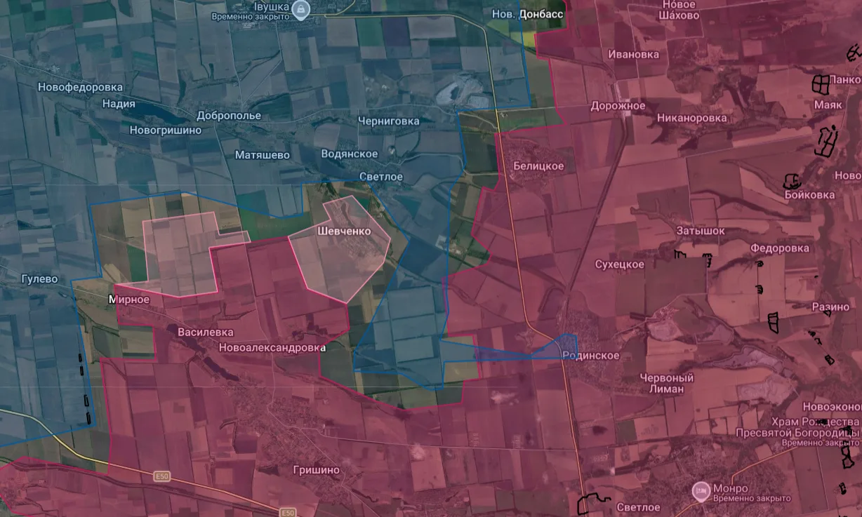 В общем, с юга десантники и ещё один ОРБ взяли Шевченко. А вот по Водянскому пока на уточнении кто. 