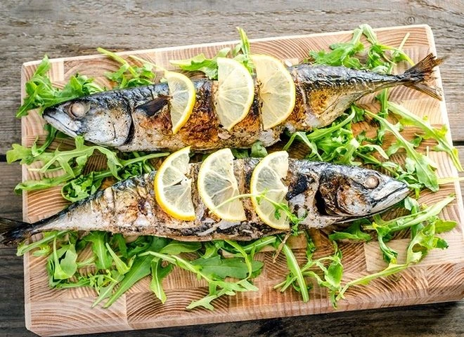 Скумбрия, запеченная в духовке