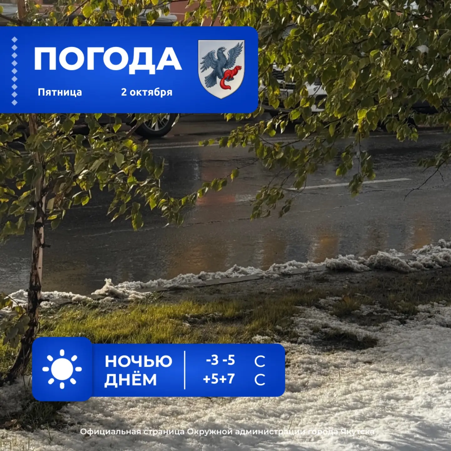 🌤️ Прогноз погоды в Якутске на