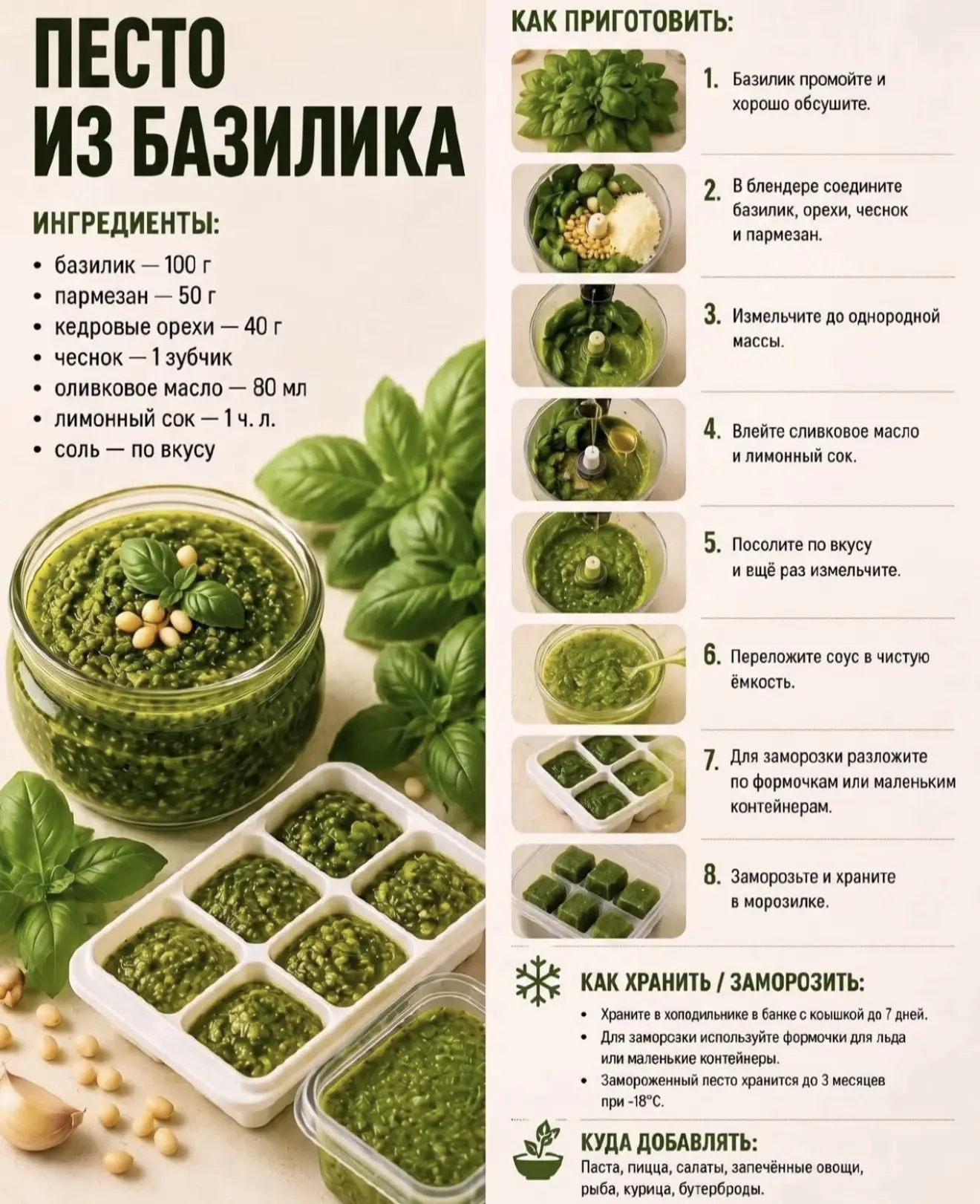 Пока сезонная зелень в больших количествах и по хорошим ценам, делаем запасы. Ловите подборку соусов