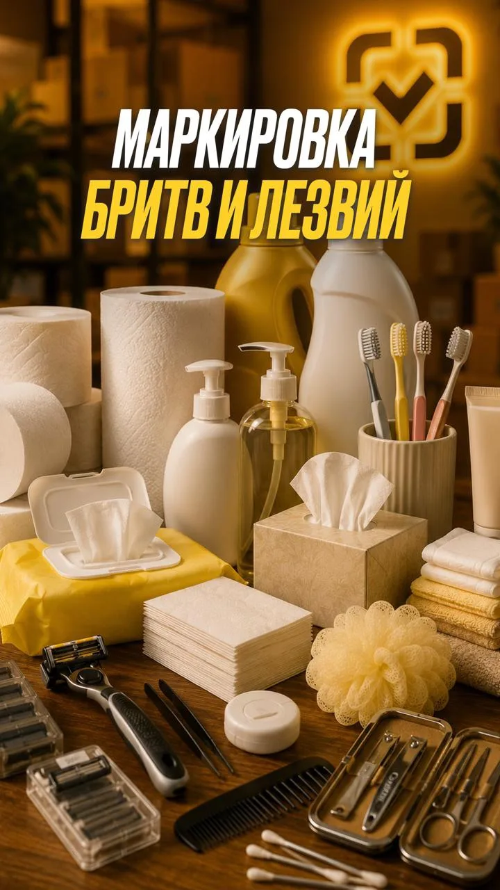 Правительство внесло изменения в правила маркировки товаров личной гигиены, бытовой хим...